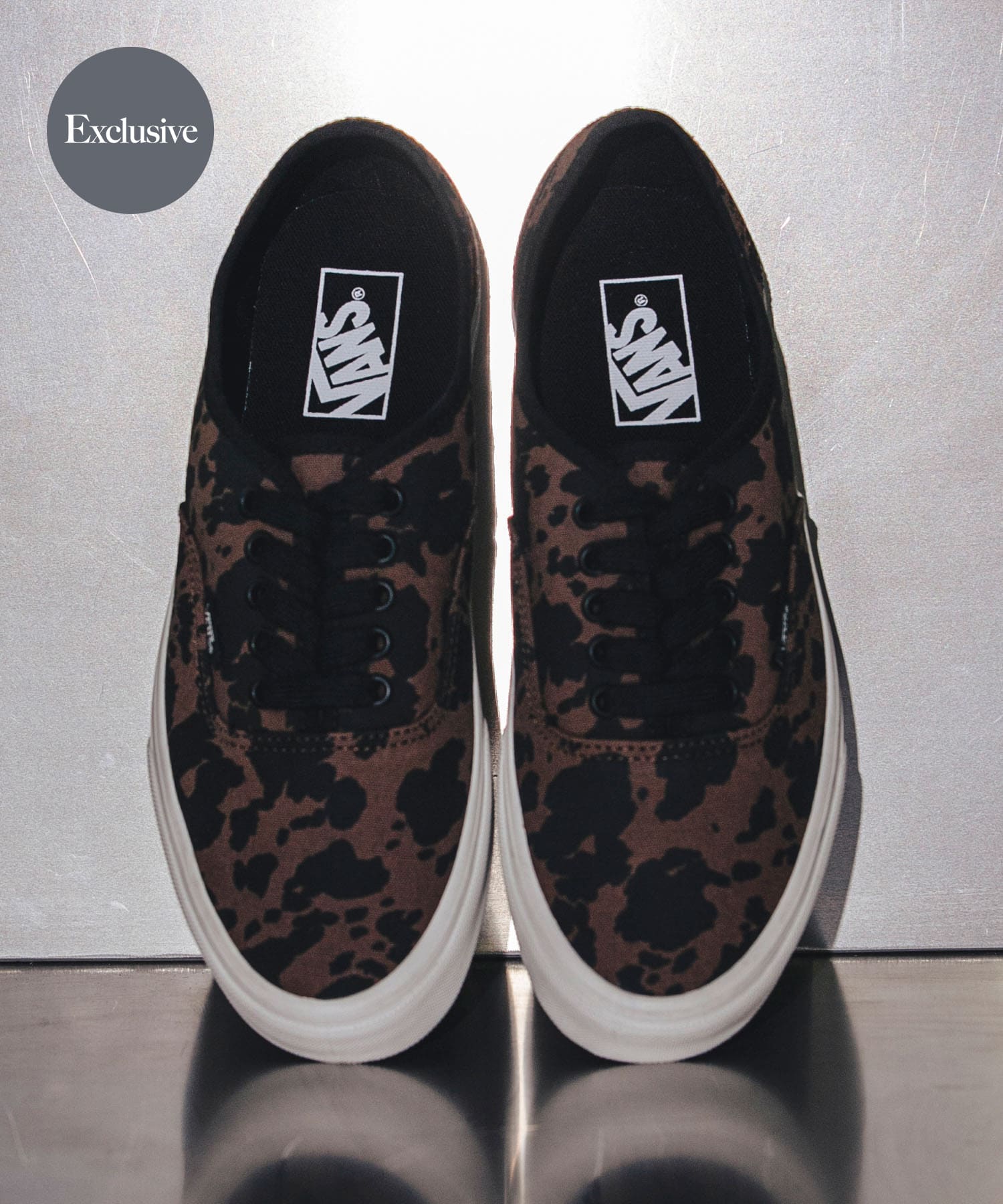 VANS　EXCLUSIVE AUTHENTIC COW PRINT 26