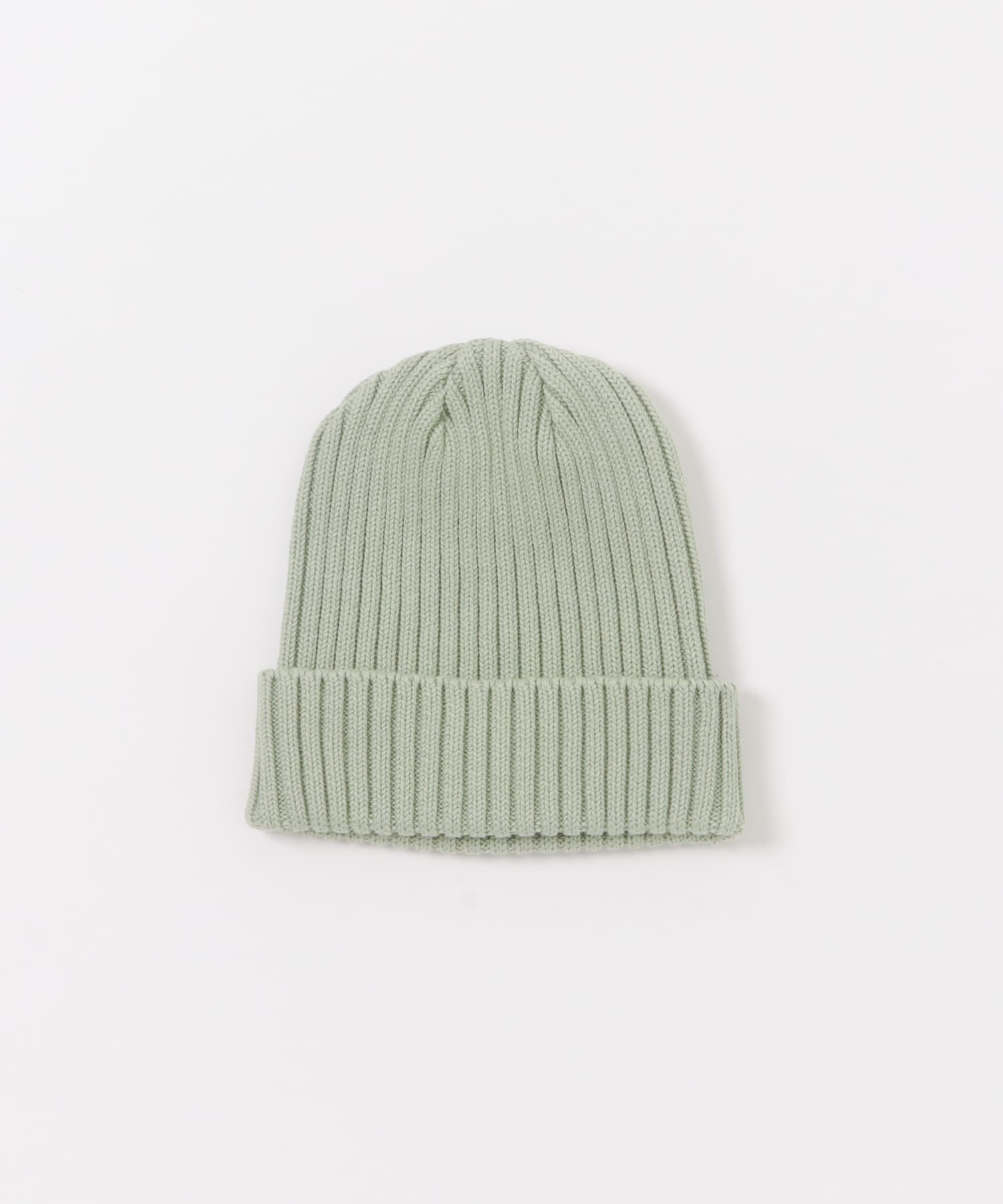 KIJIMA TAKAYUKI　COTTON WATCH CAP SAGE GREEN One