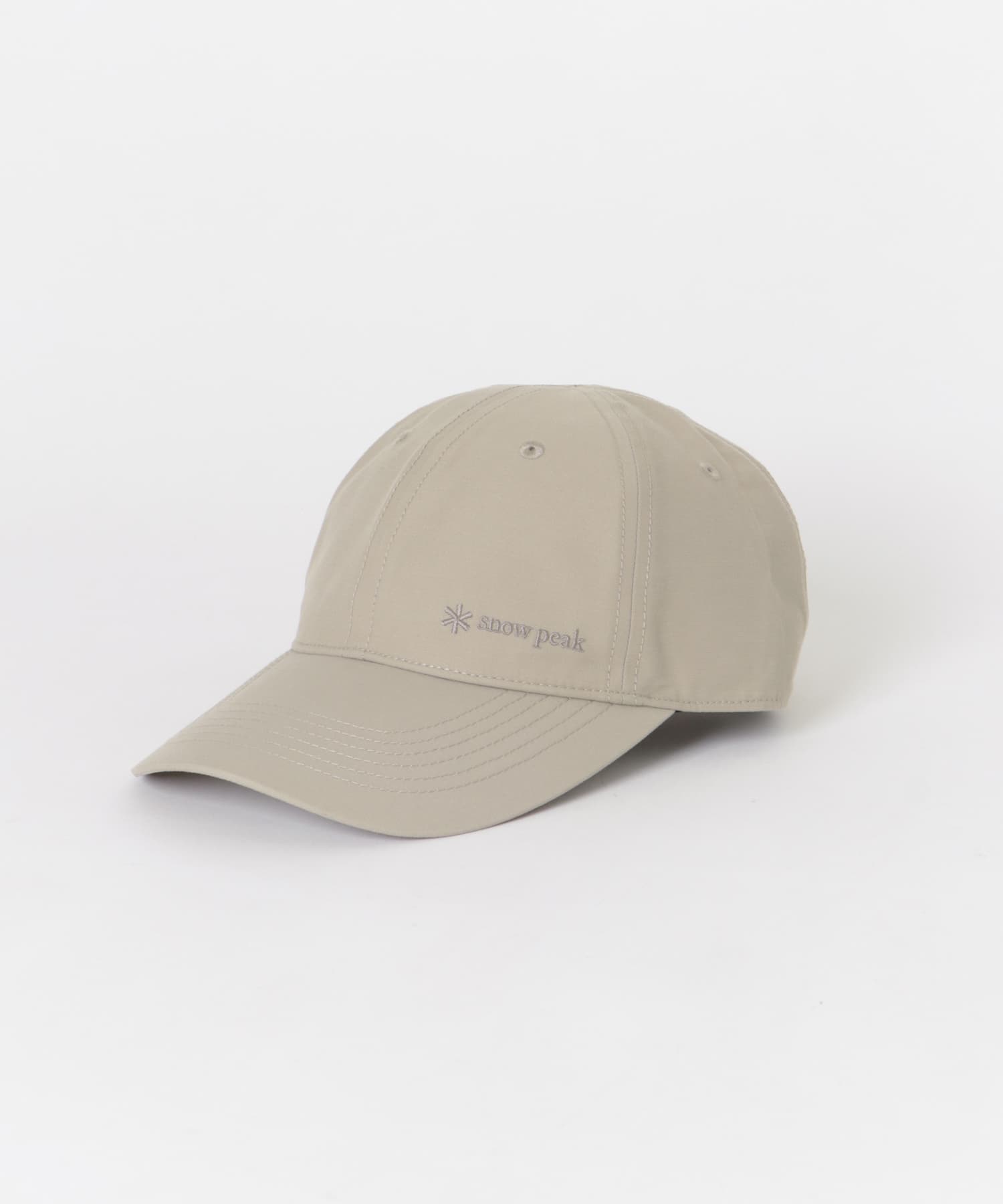 Snow Peak Apparel　LIGHT DOBBY CLOTH CAP GREIGE One