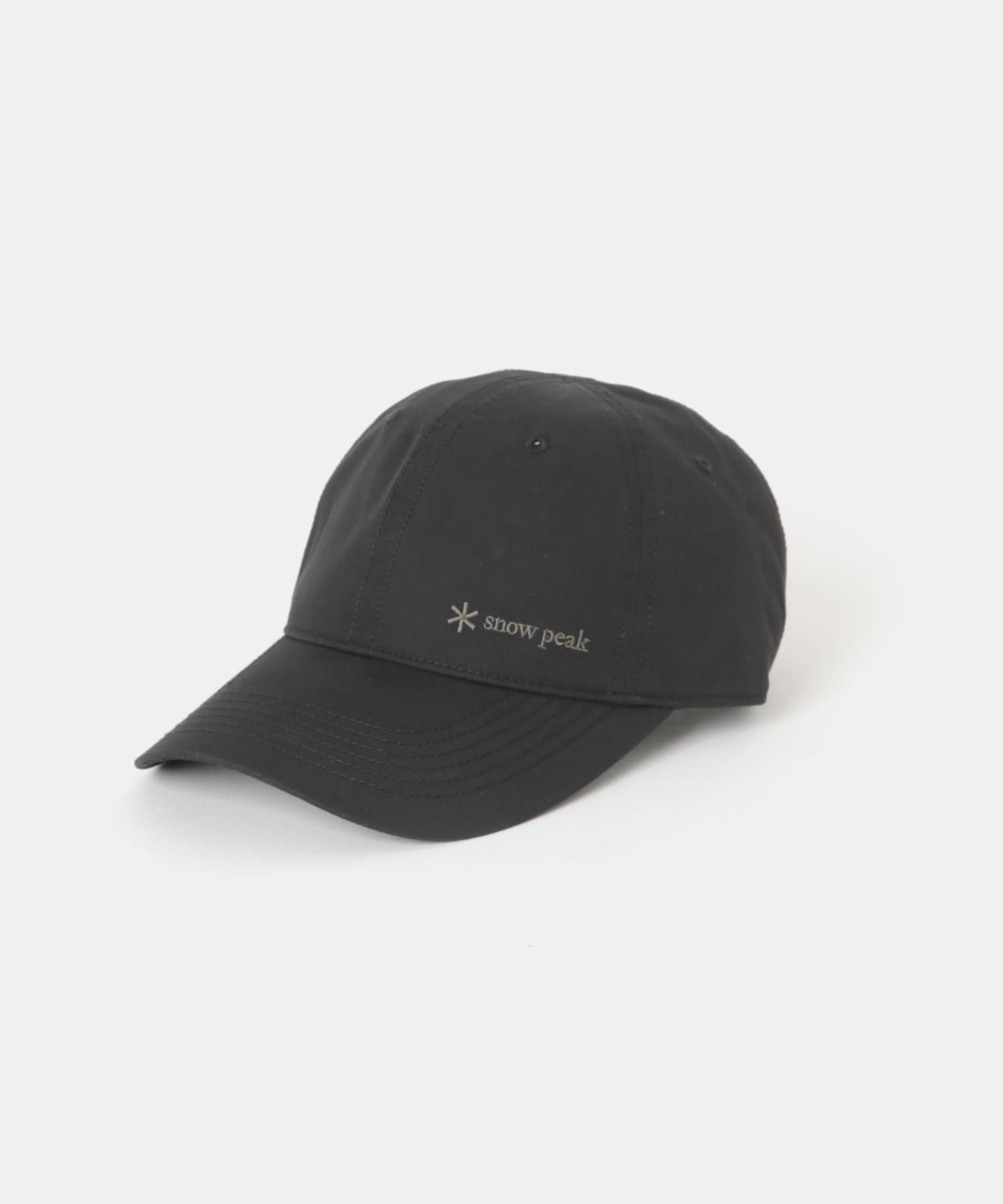 Snow Peak Apparel　LIGHT DOBBY CLOTH CAP BLACK One