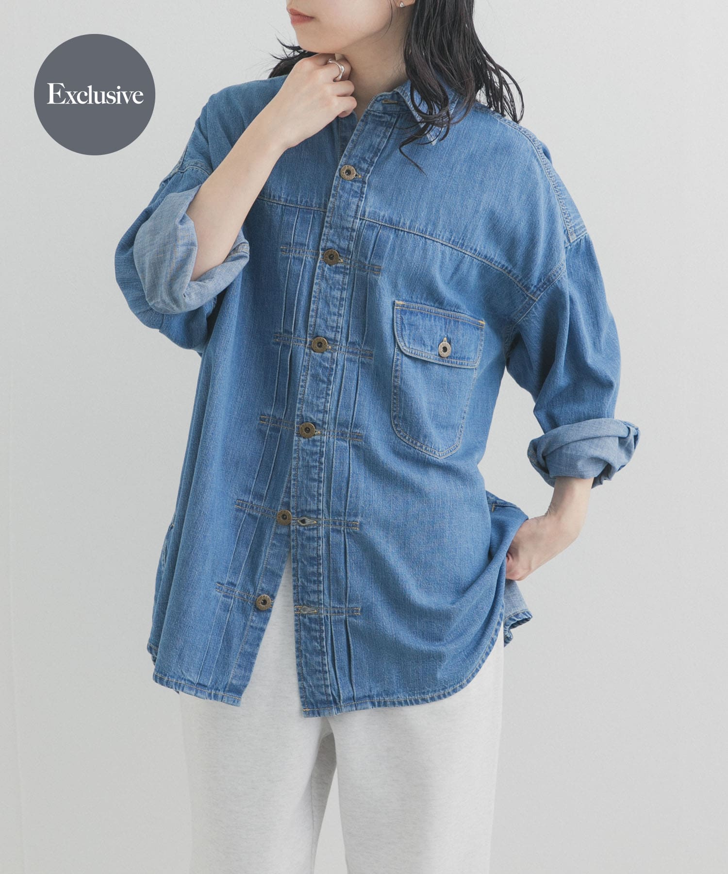 タグ付き　『別注』Lee×DOORS　COWBOY SHIRTS 別注』Lee×DOORS COWBOY SHIRTS(One NAVY): トップス｜URBAN RESEARCH