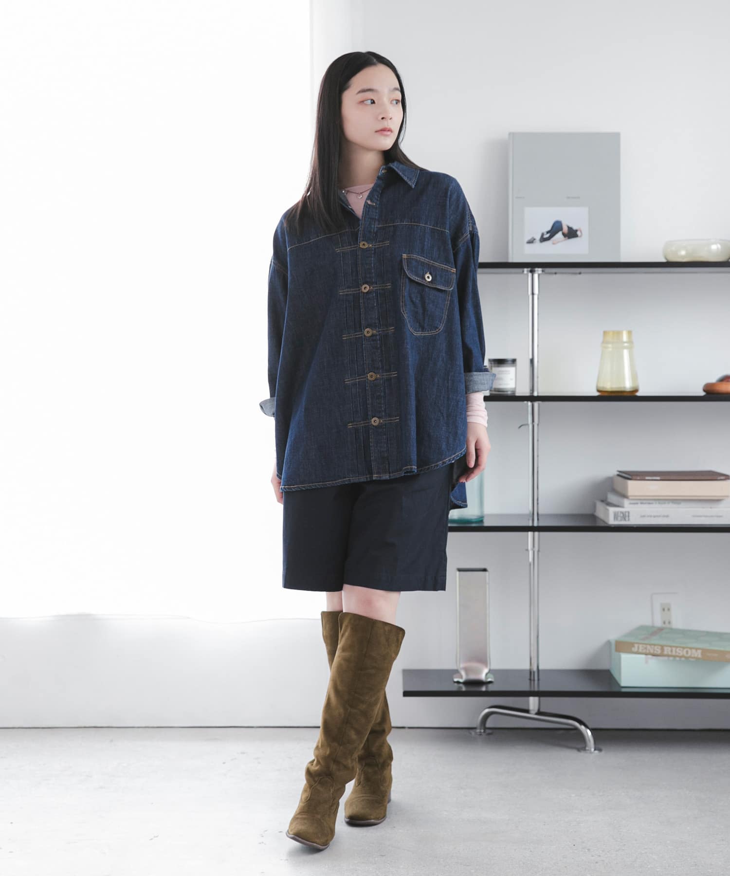 身長：163cm サイズ：One