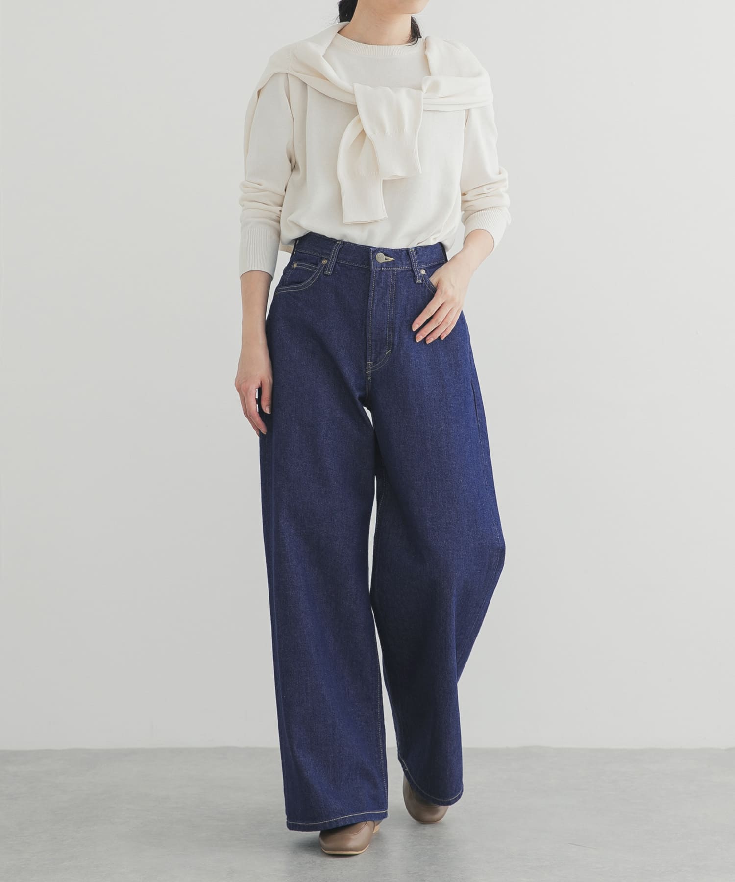 別注』Lee101×DOORS WIDE PANTS(XS ONE WASH): ボトム｜URBAN RESEARCH