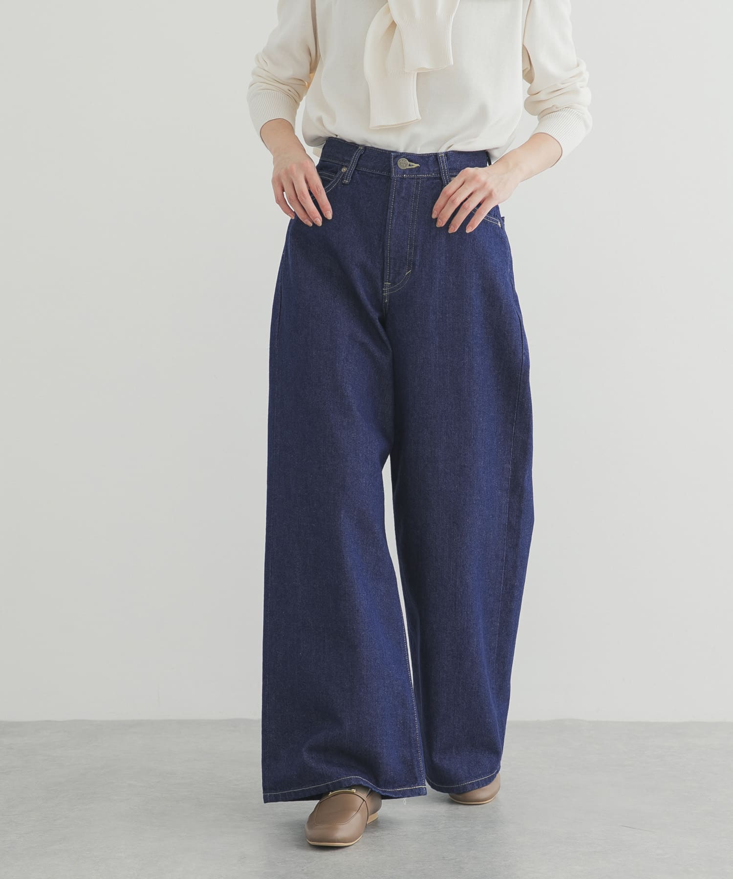 別注』Lee101×DOORS WIDE PANTS(XS ONE WASH): ボトム｜URBAN RESEARCH