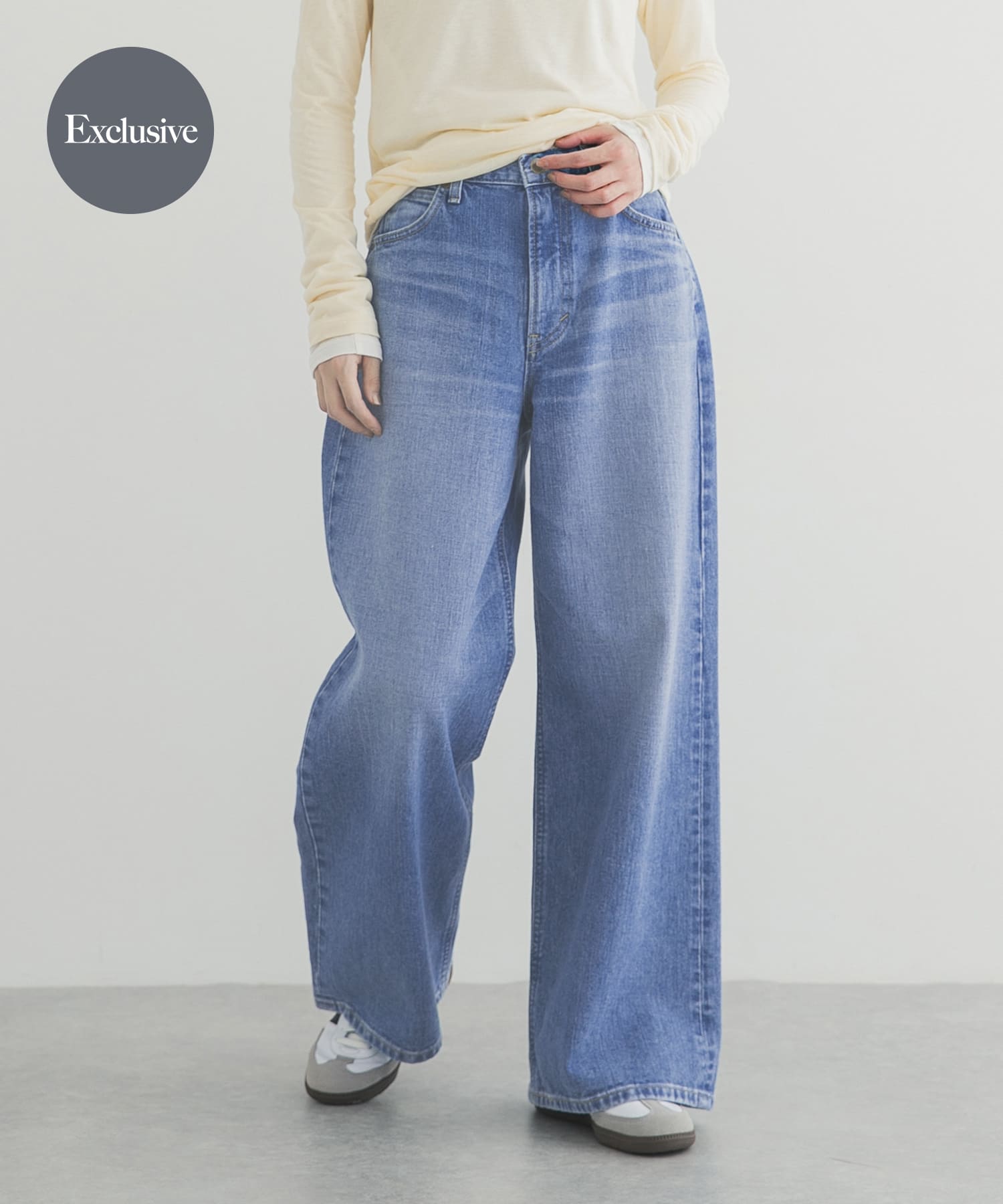 別注』Lee101×DOORS WIDE PANTS(XS ONE WASH): ボトム｜URBAN RESEARCH