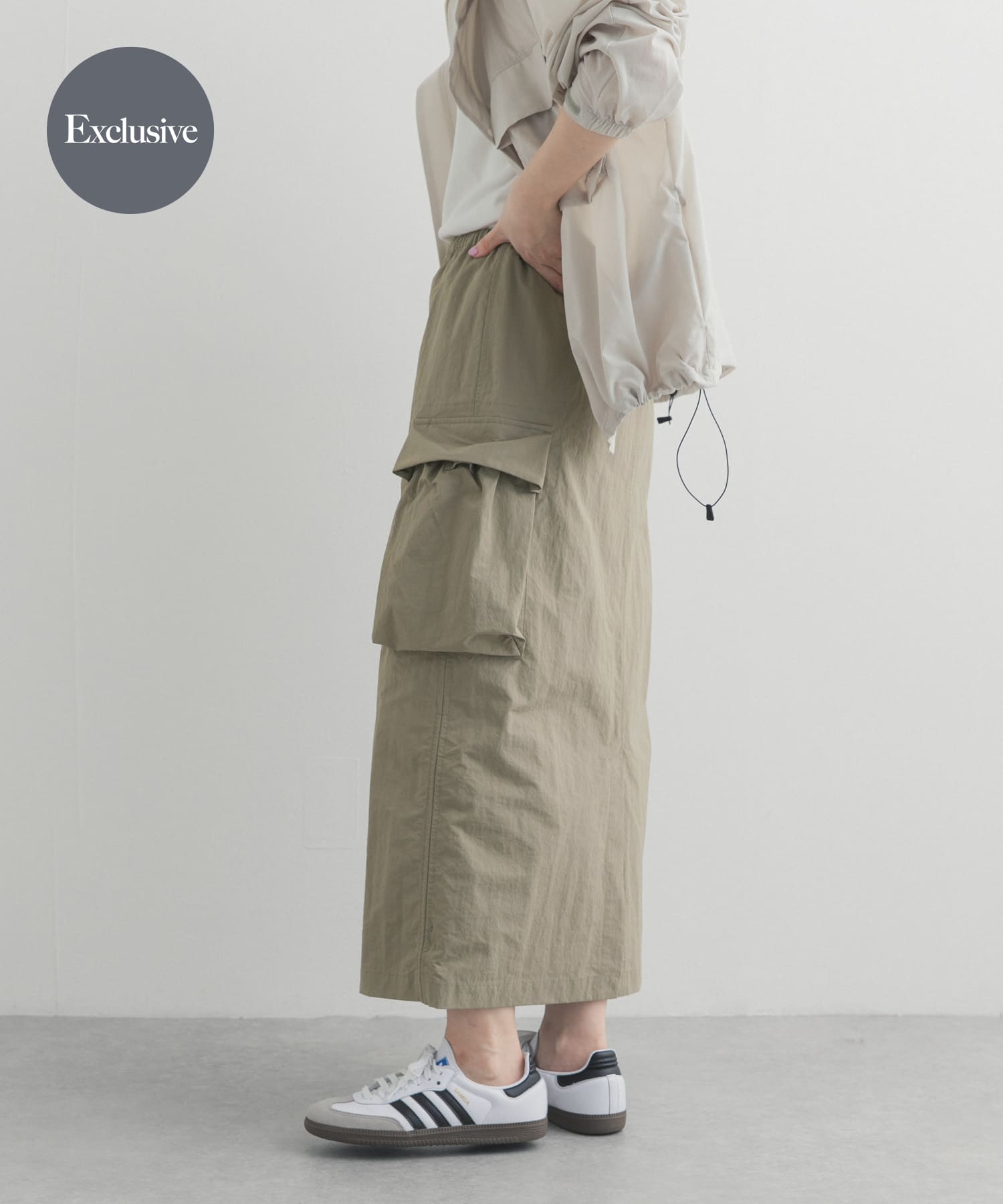 『別注』Snow Peak Apparel×DOORS　 NYLON WASHER SKIRT