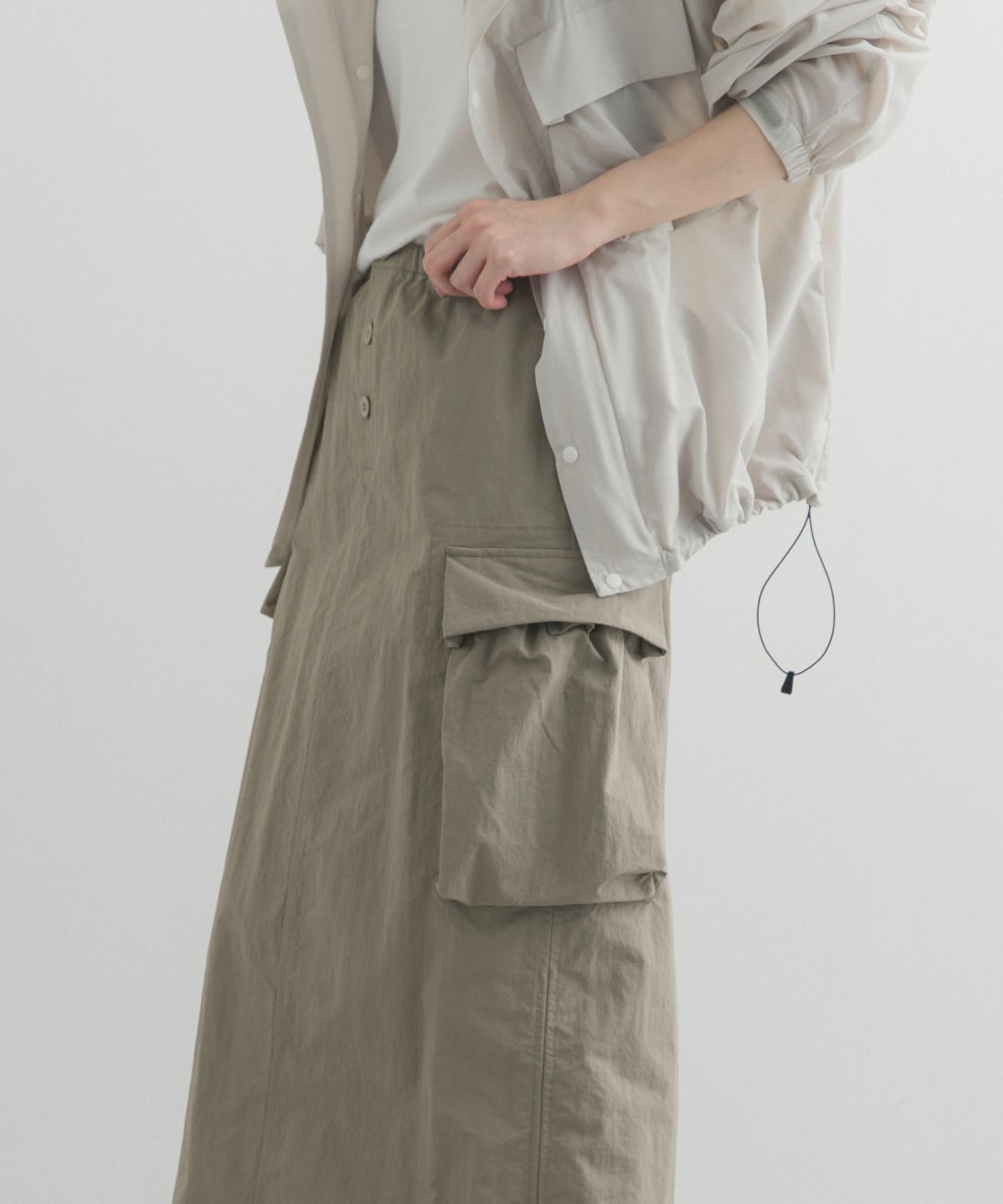 身長：162cm サイズ：One