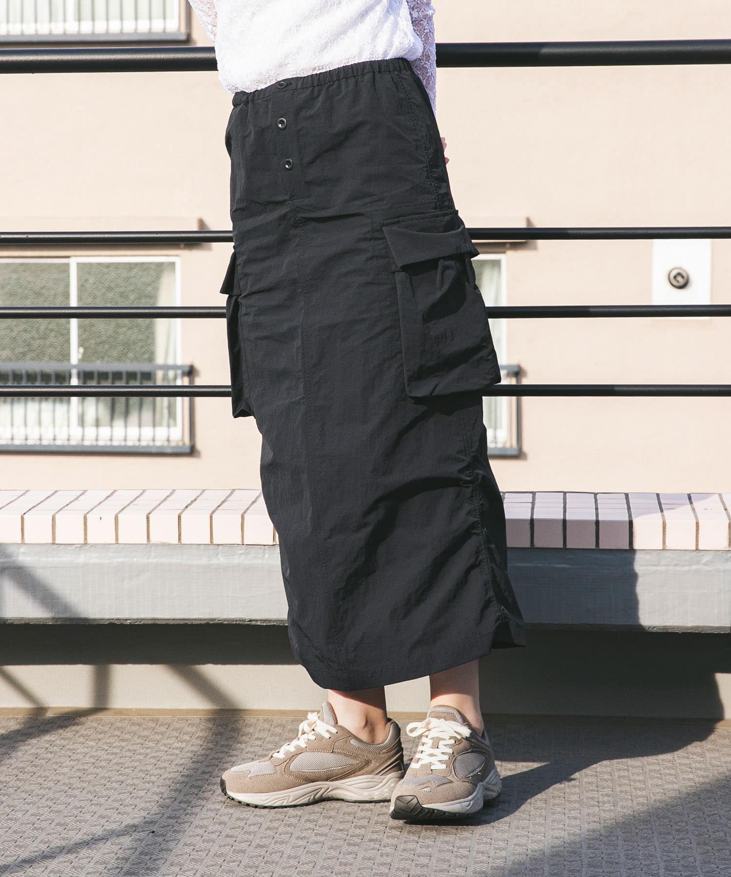 身長：163cm サイズ：One