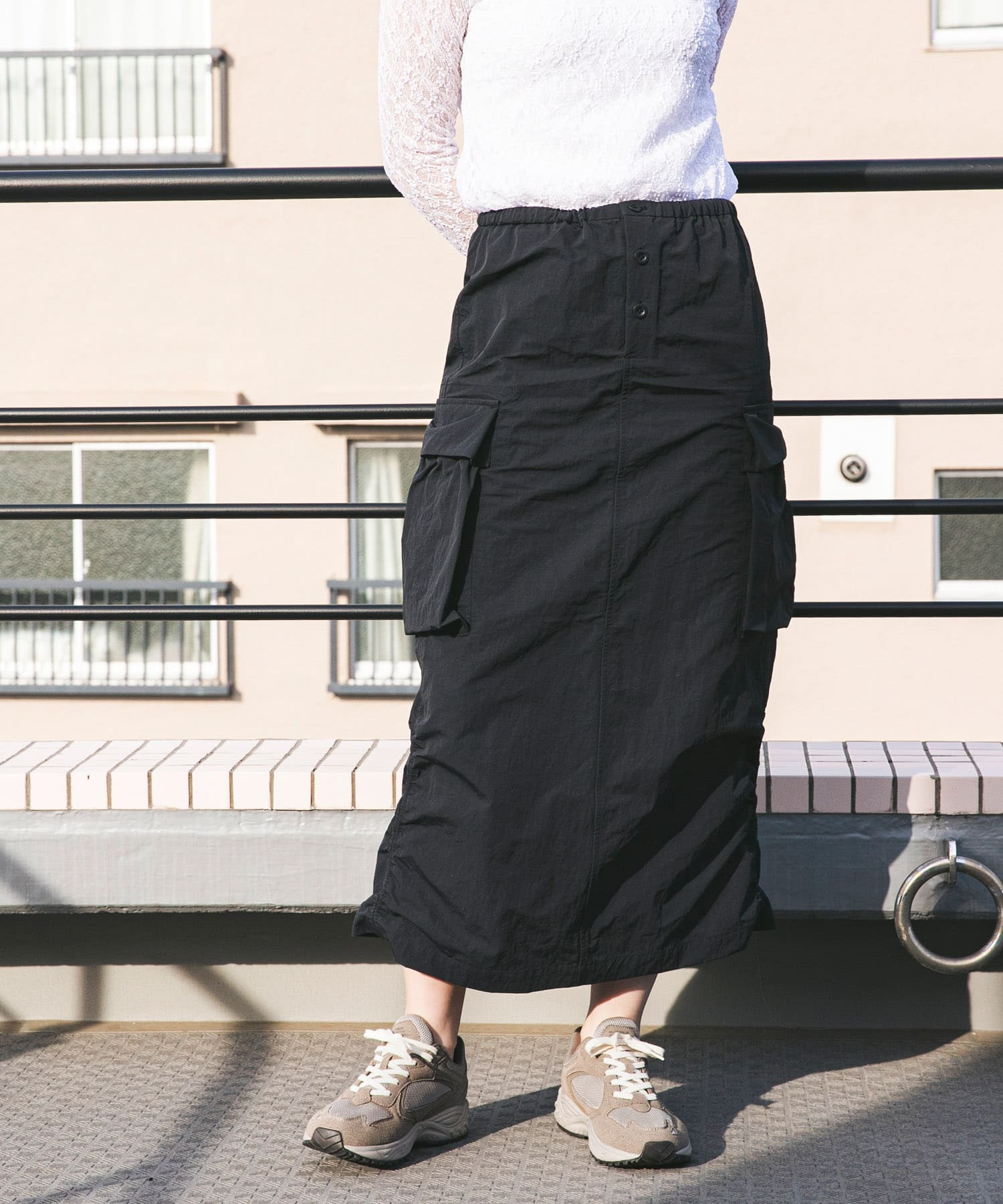身長：163cm サイズ：One