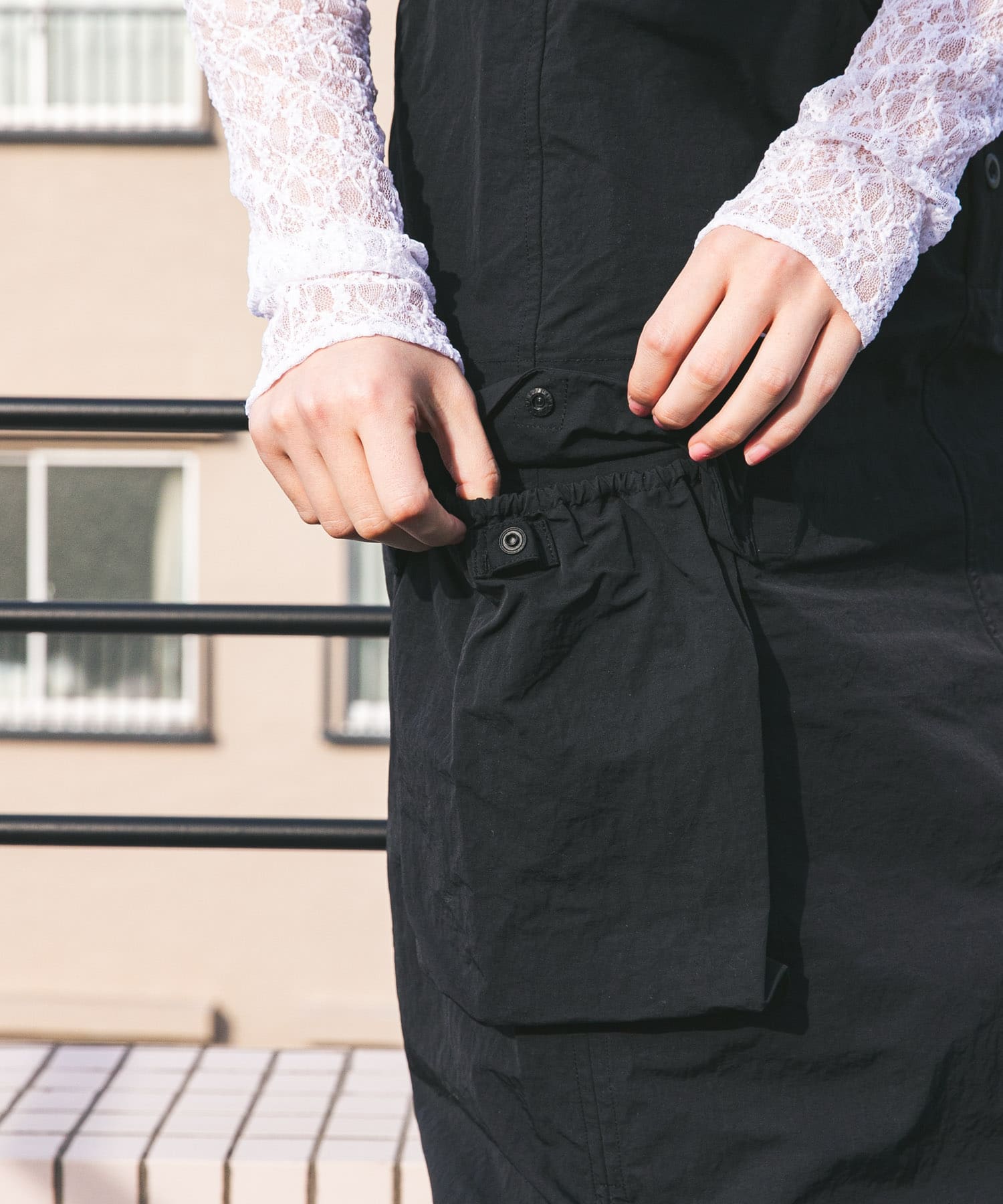 身長：163cm サイズ：One