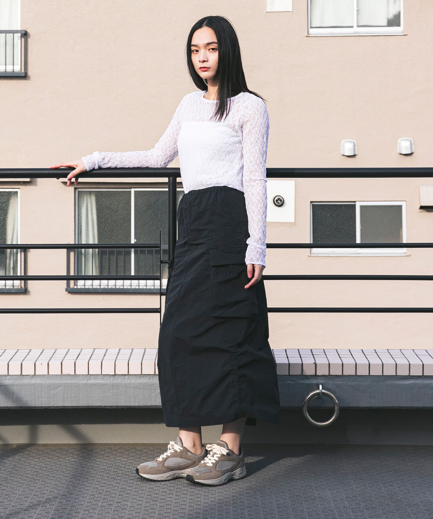 身長：163cm サイズ：One