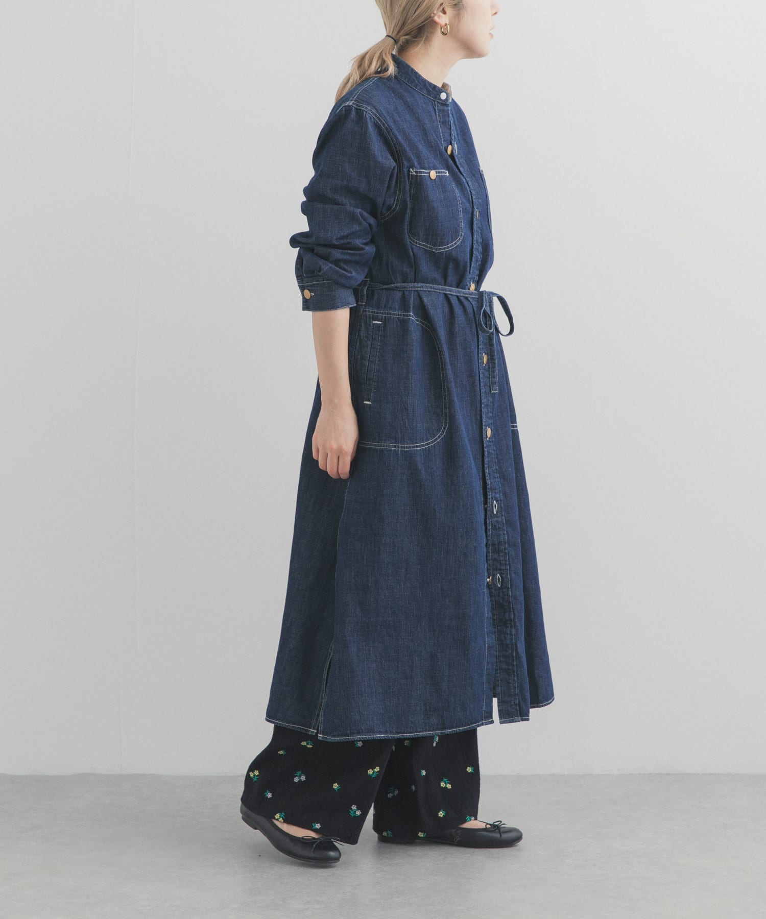 別注』Lee×DOORS WORK SHIRTS ONE-PIECE(One NAVY): ワンピース｜URBAN