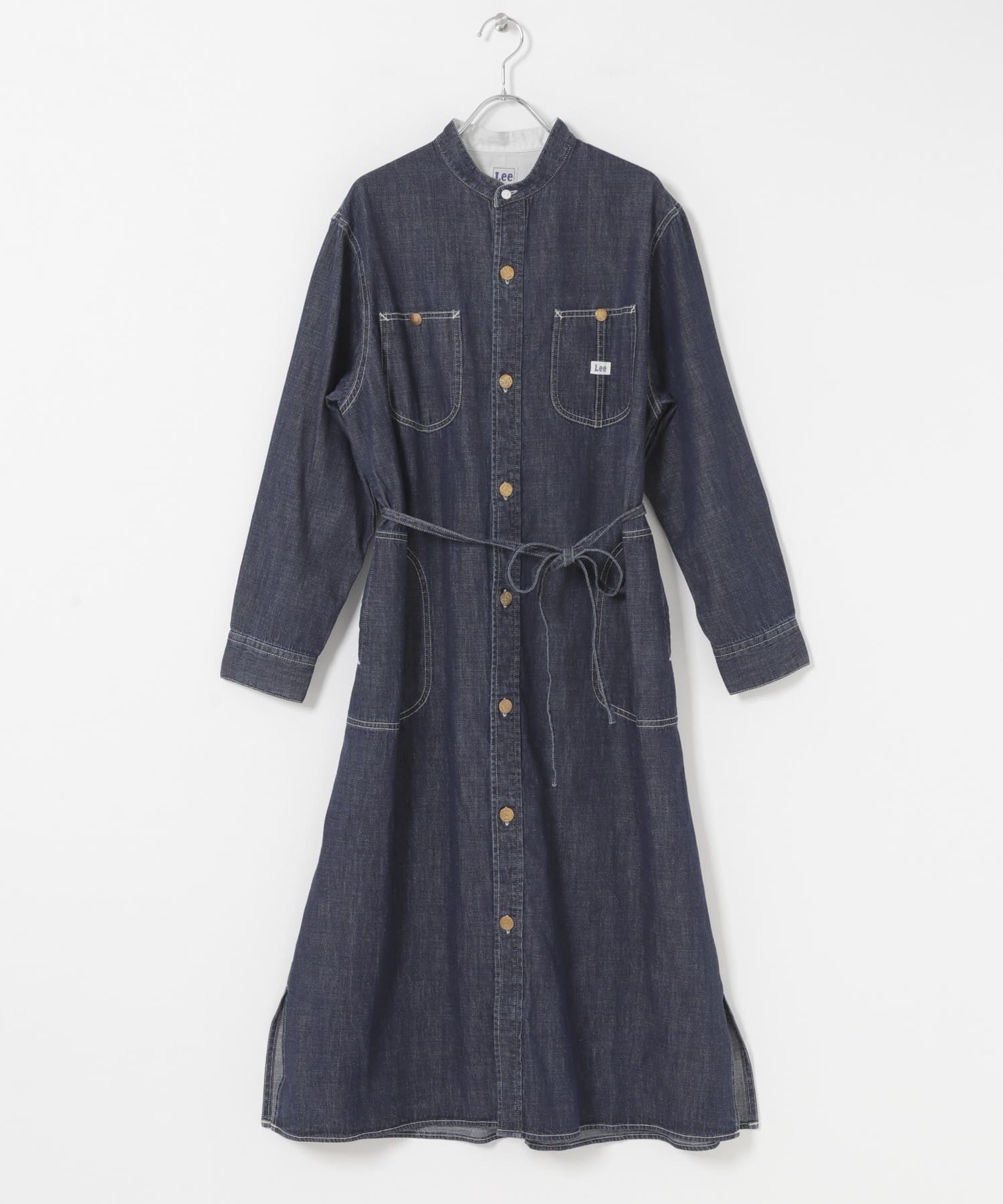 『別注』Lee×DOORS　WORK SHIRTS ONE-PIECE NAVY One