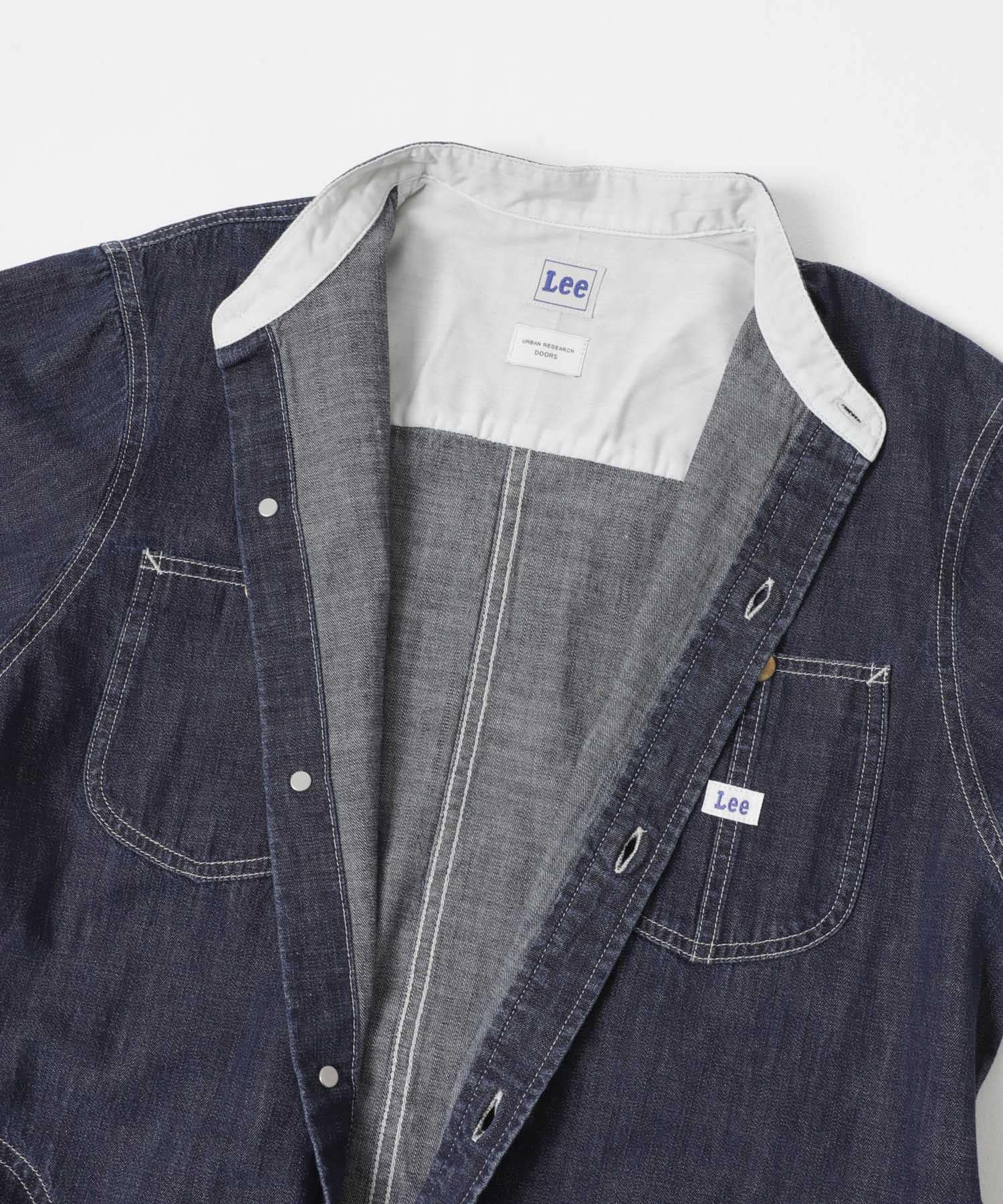 『別注』Lee×DOORS　WORK SHIRTS ONE-PIECE NAVY One