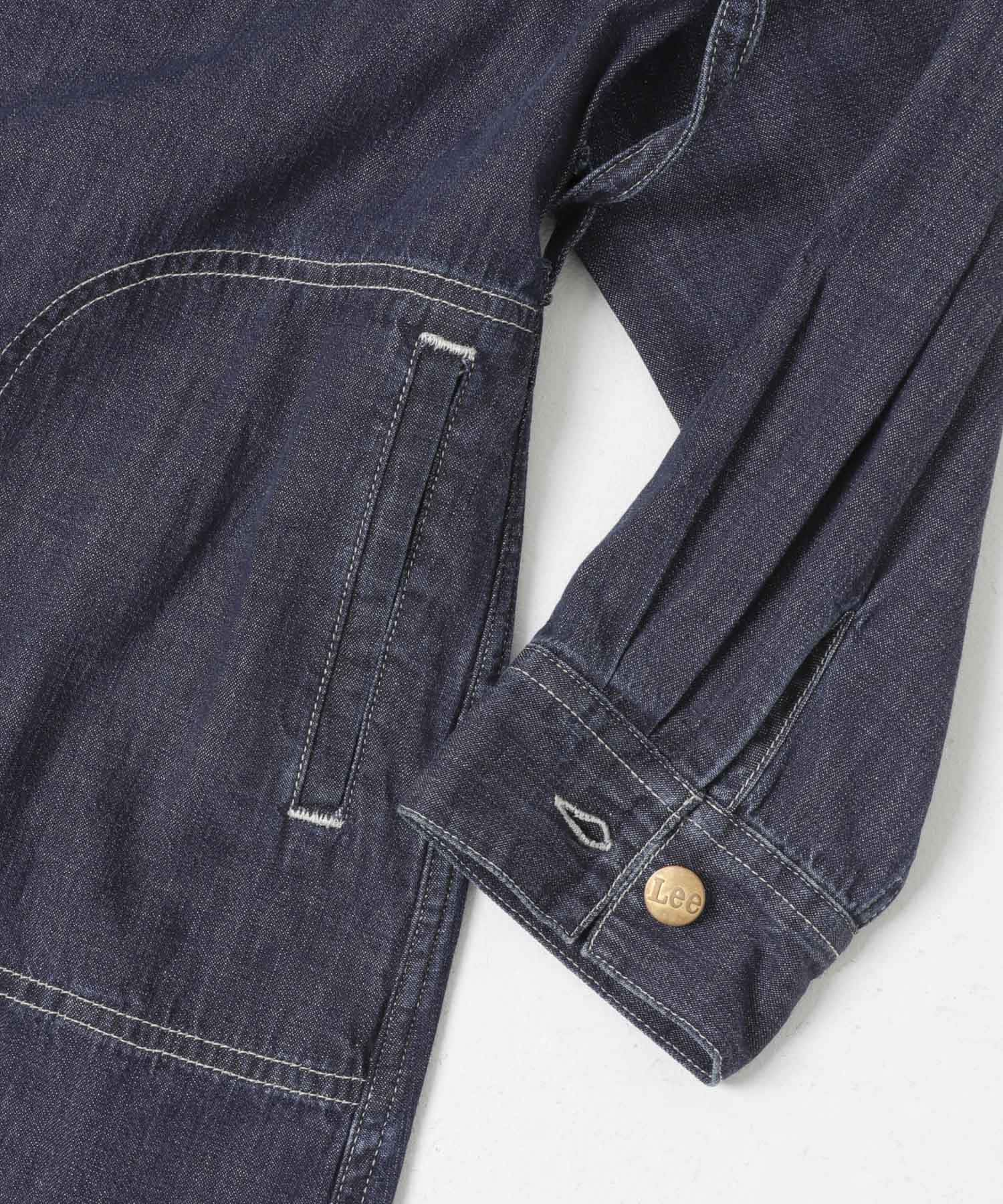 『別注』Lee×DOORS　WORK SHIRTS ONE-PIECE NAVY One