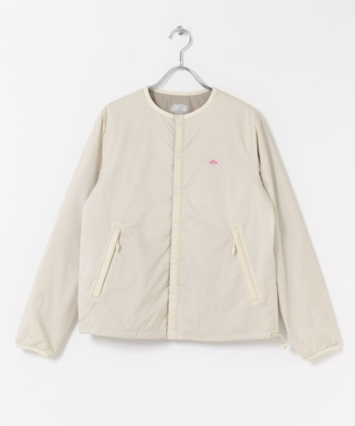 DANTON　INSULATIONCOLLARLESS JACKET IVORY M