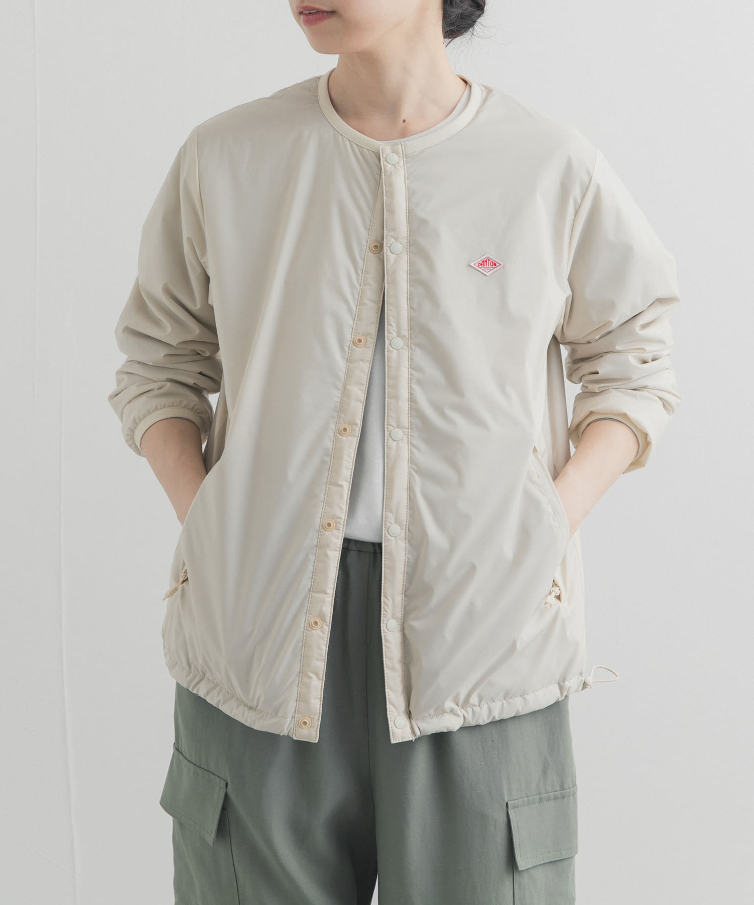 DANTON　INSULATIONCOLLARLESS JACKET