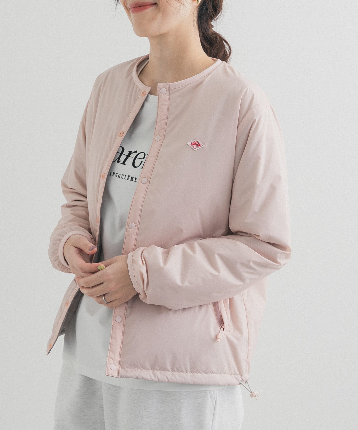 DANTON　INSULATIONCOLLARLESS JACKET