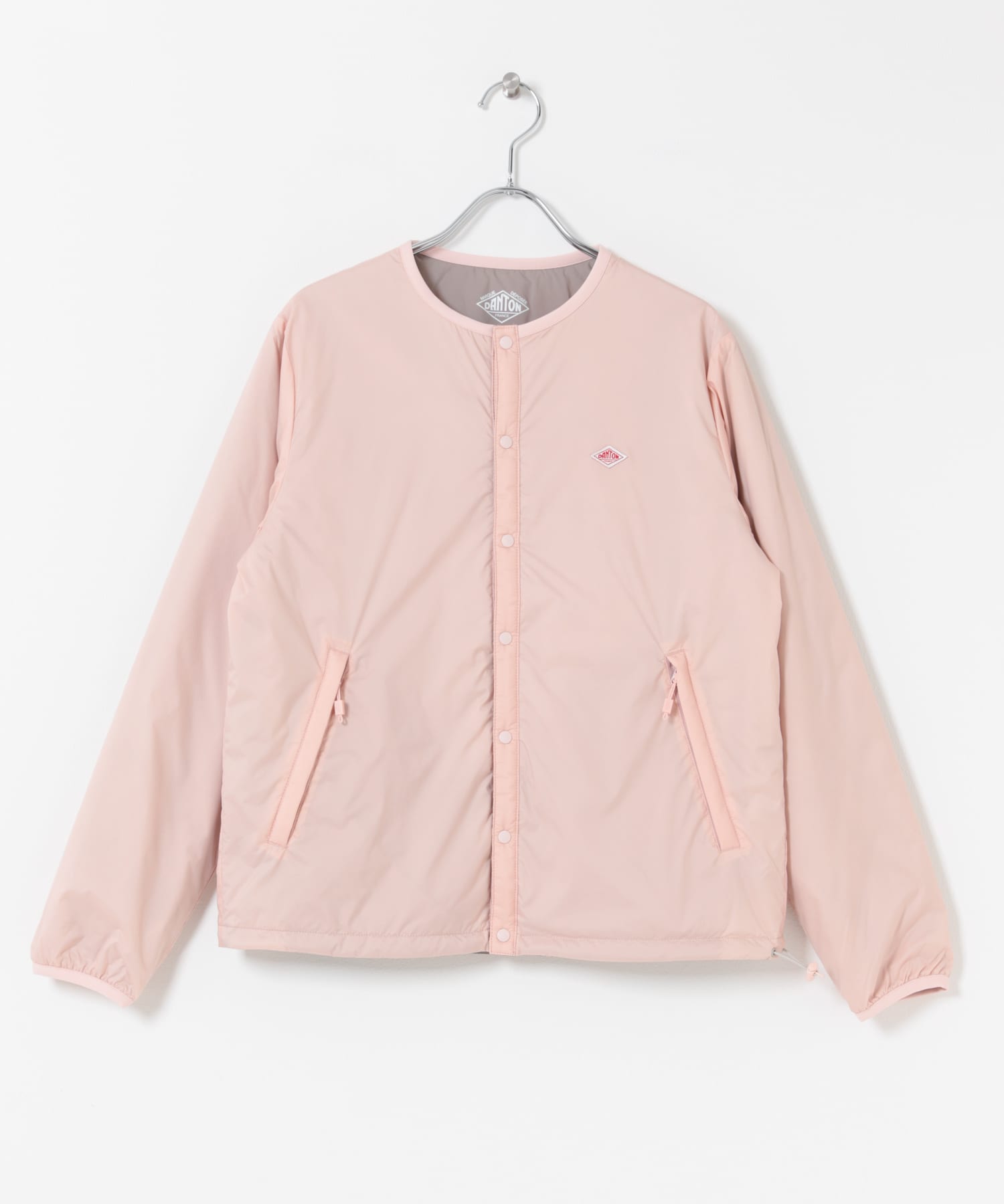 DANTON　INSULATIONCOLLARLESS JACKET PINK M