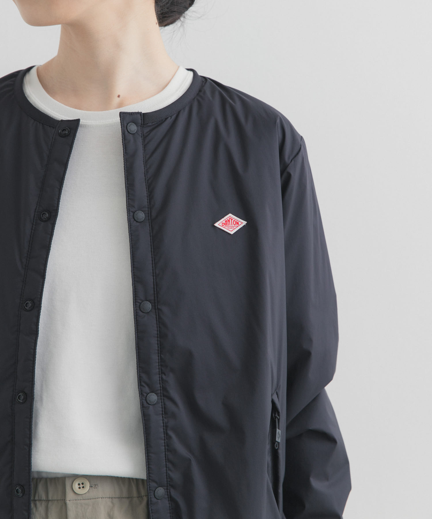 DANTON　INSULATIONCOLLARLESS JACKET