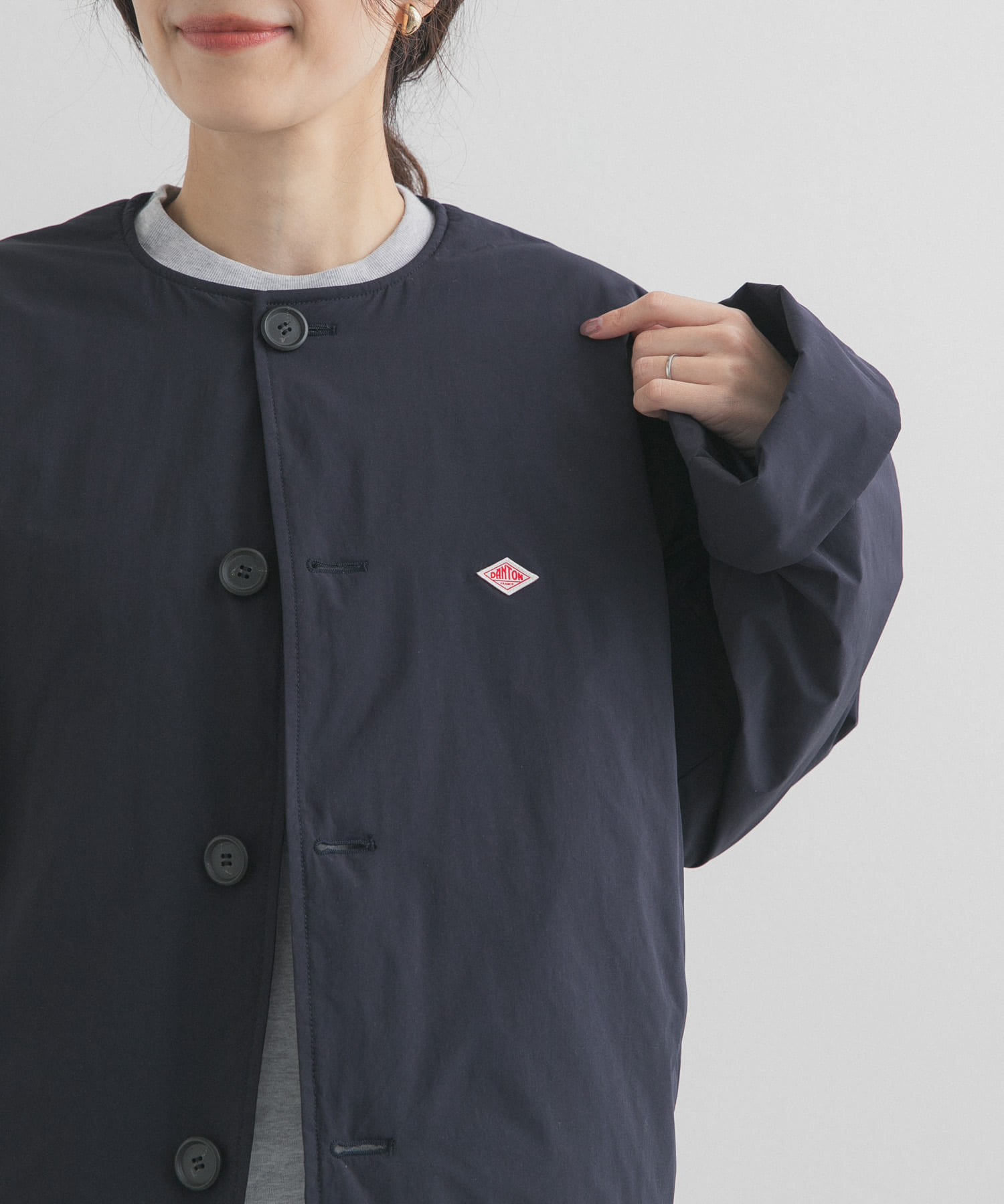 DANTON COLLARLESS JACKET(36 DK.BLUE): アウター｜URBAN RESEARCH公式