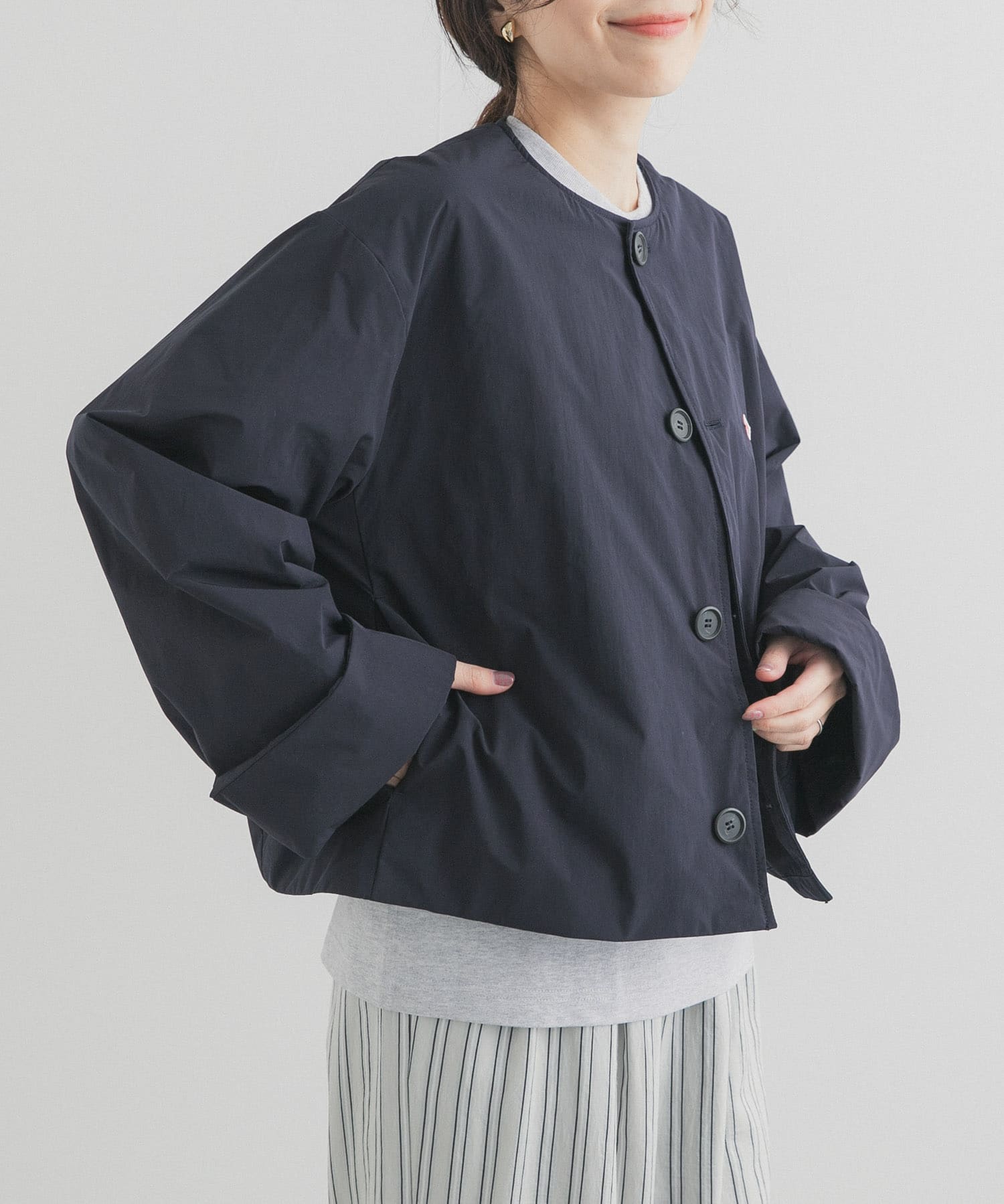 DANTON COLLARLESS JACKET(36 DK.BLUE): アウター｜URBAN RESEARCH公式