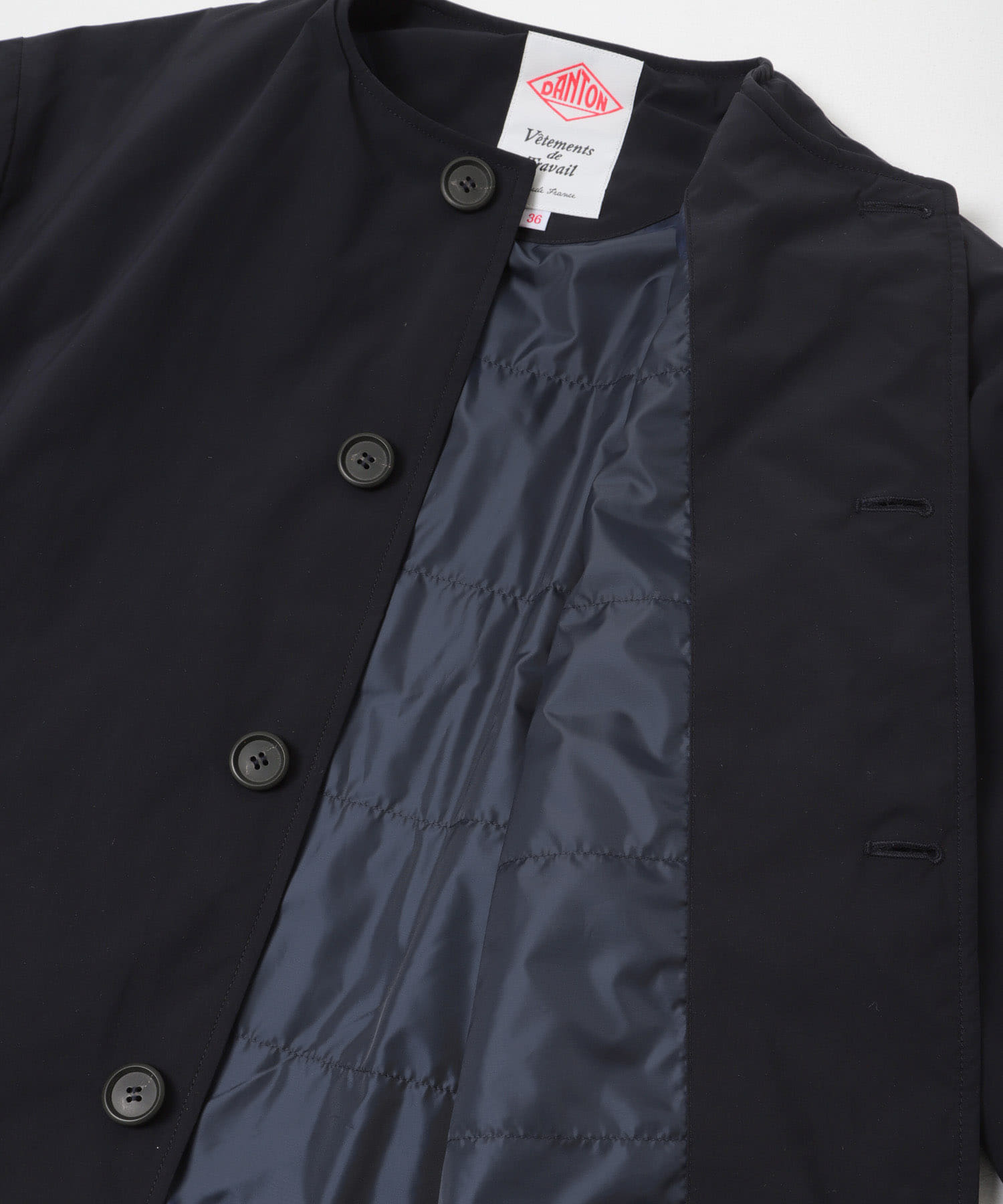 DANTON COLLARLESS JACKET(36 DK.BLUE): アウター｜URBAN RESEARCH公式