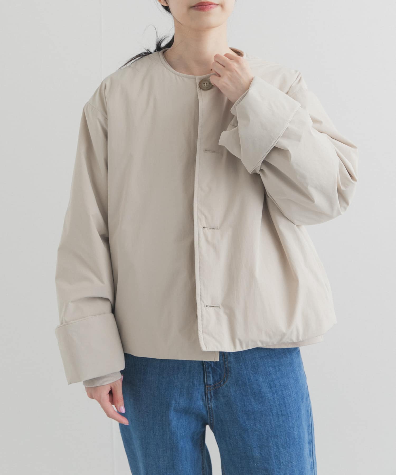 DANTON COLLARLESS JACKET(36 DK.BLUE): アウター｜URBAN RESEARCH公式