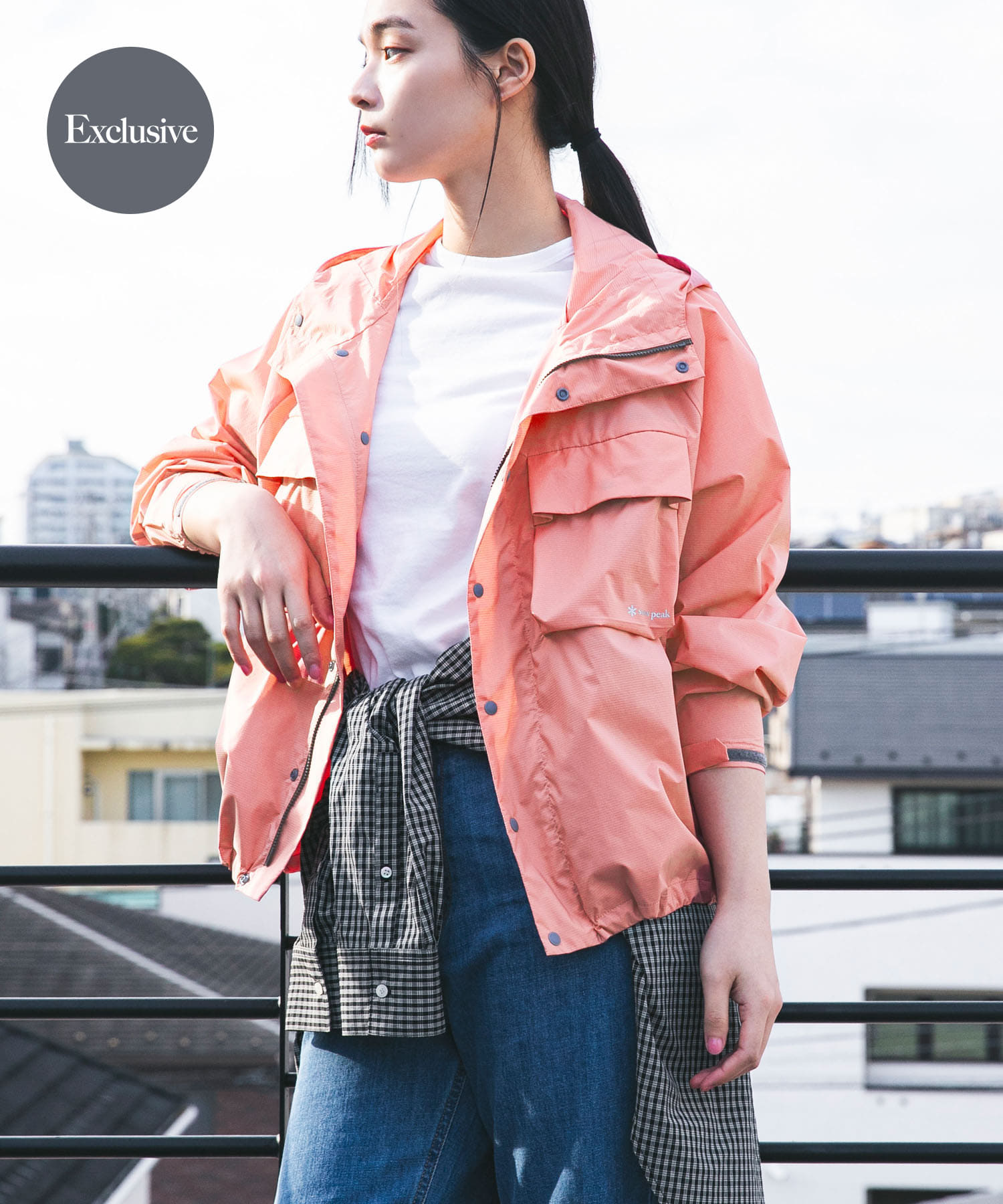 『別注』Snow Peak Apparel×DOORS　U.L.DOUBLEWEAVEPARKER