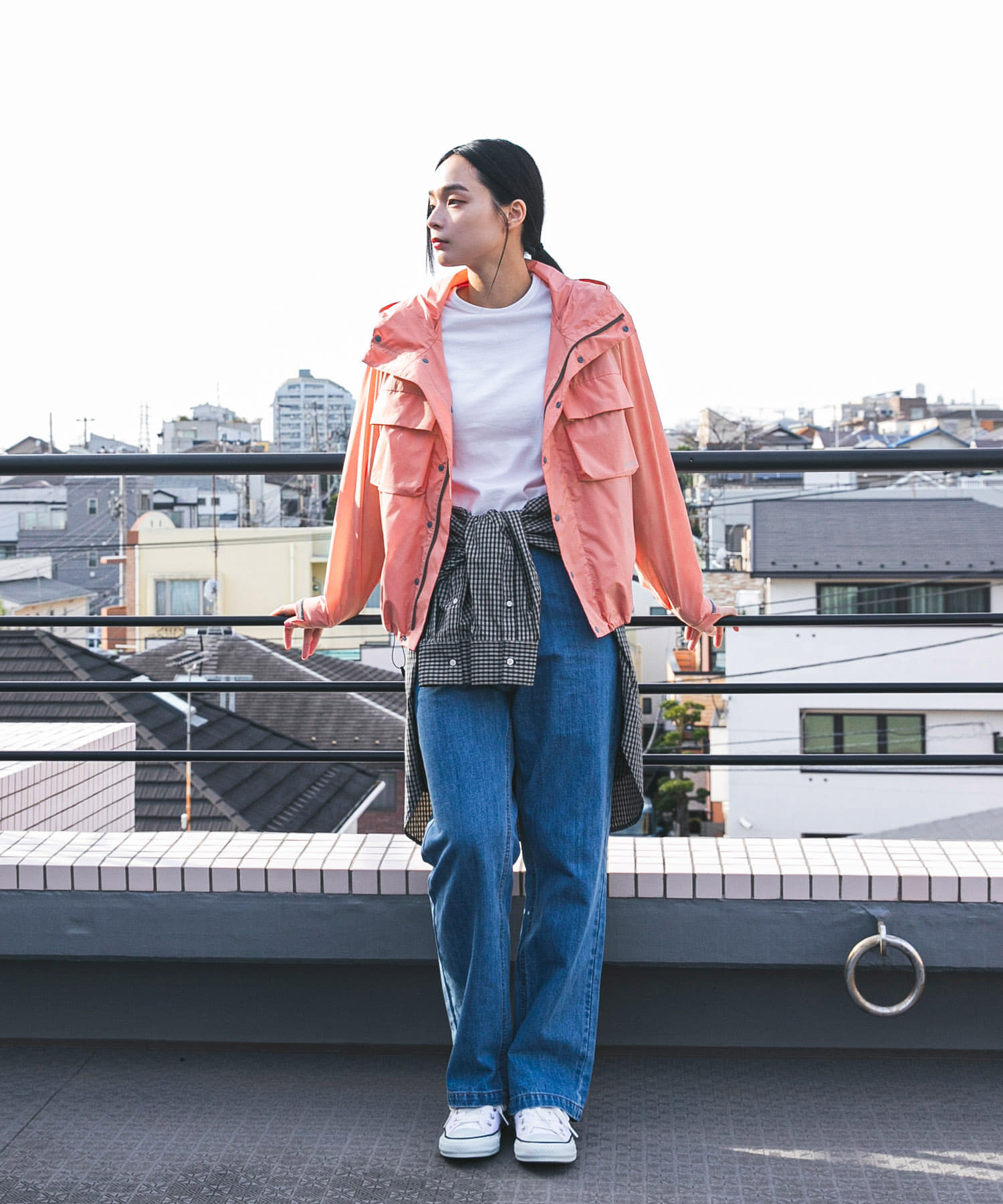 身長：163cm サイズ：One