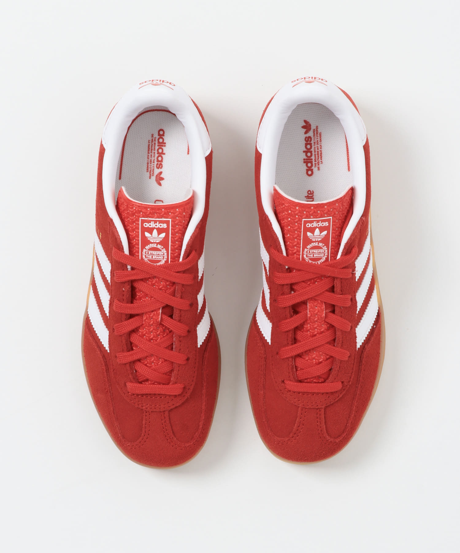 adidas GAZELLE INDOOR C(KIDS)(19.5 ベタースカーレット): キッズ
