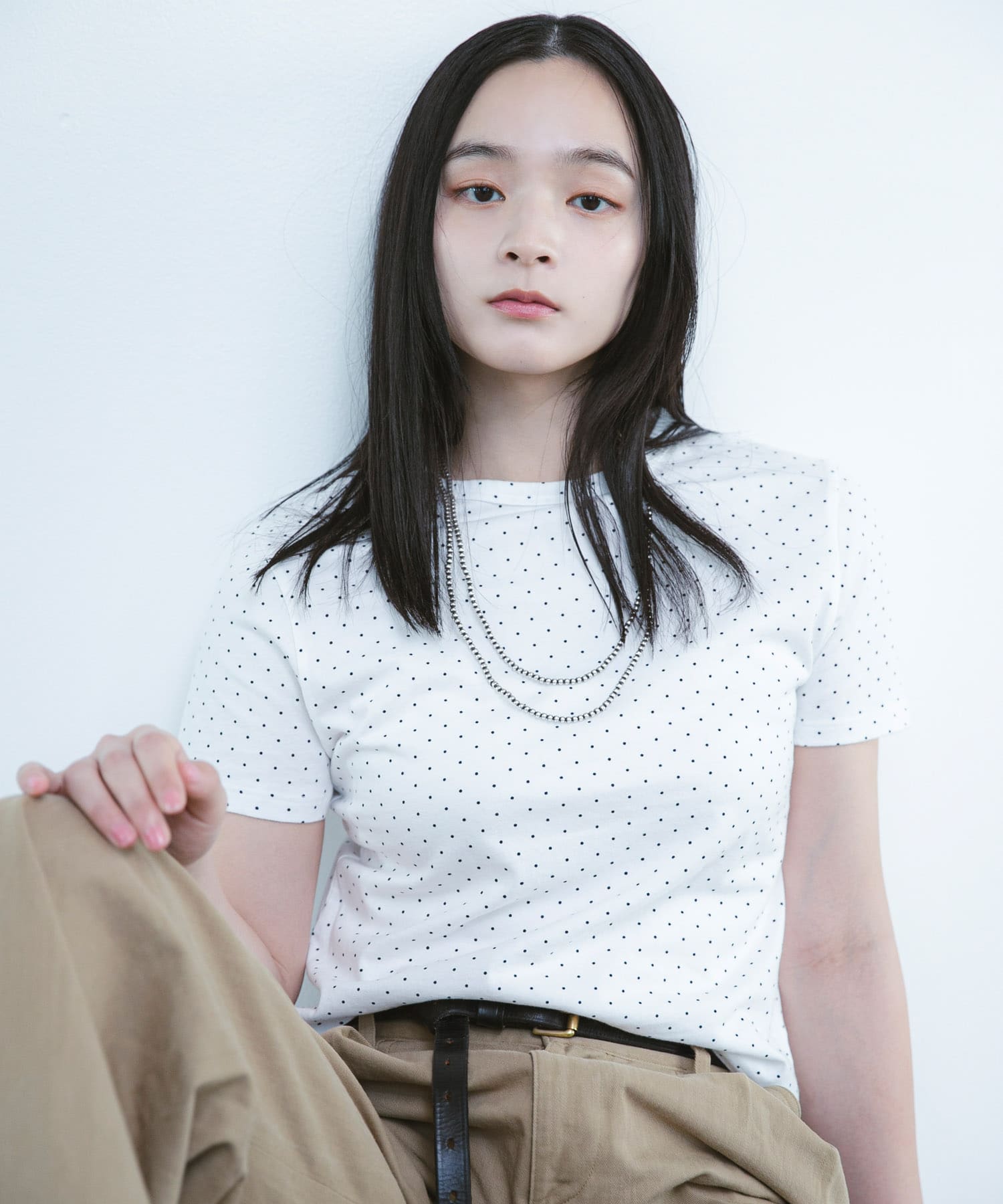 『別注』HANES×DOORS　DOT 2P SHORT-SLEEVET-SHIRTS