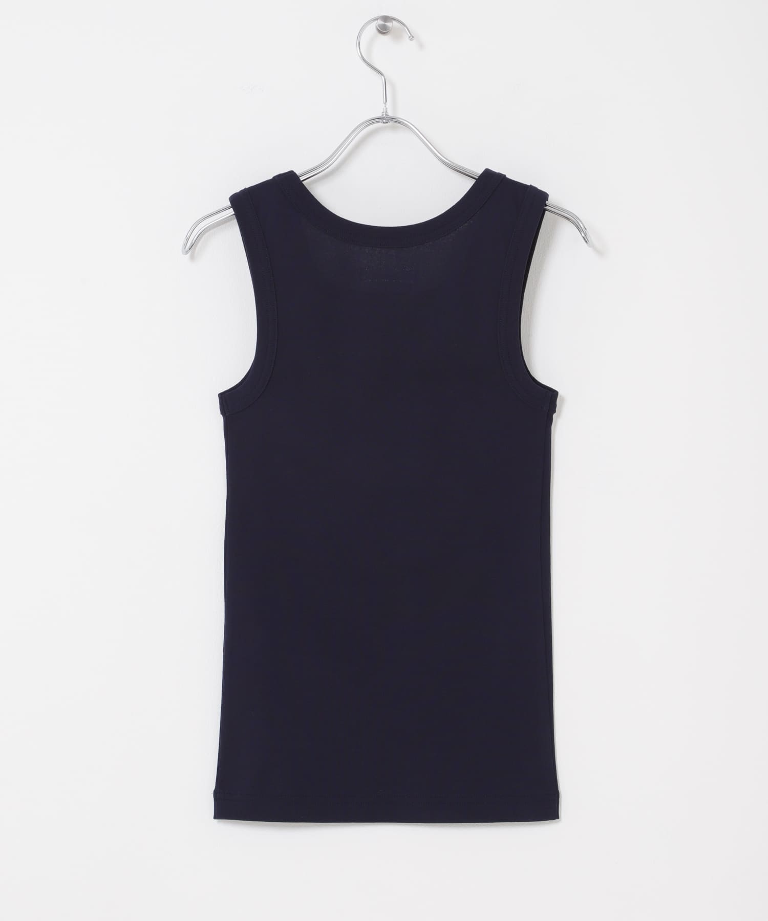 FUJI　COTTON SQUARE TANK TOP NAVY 2