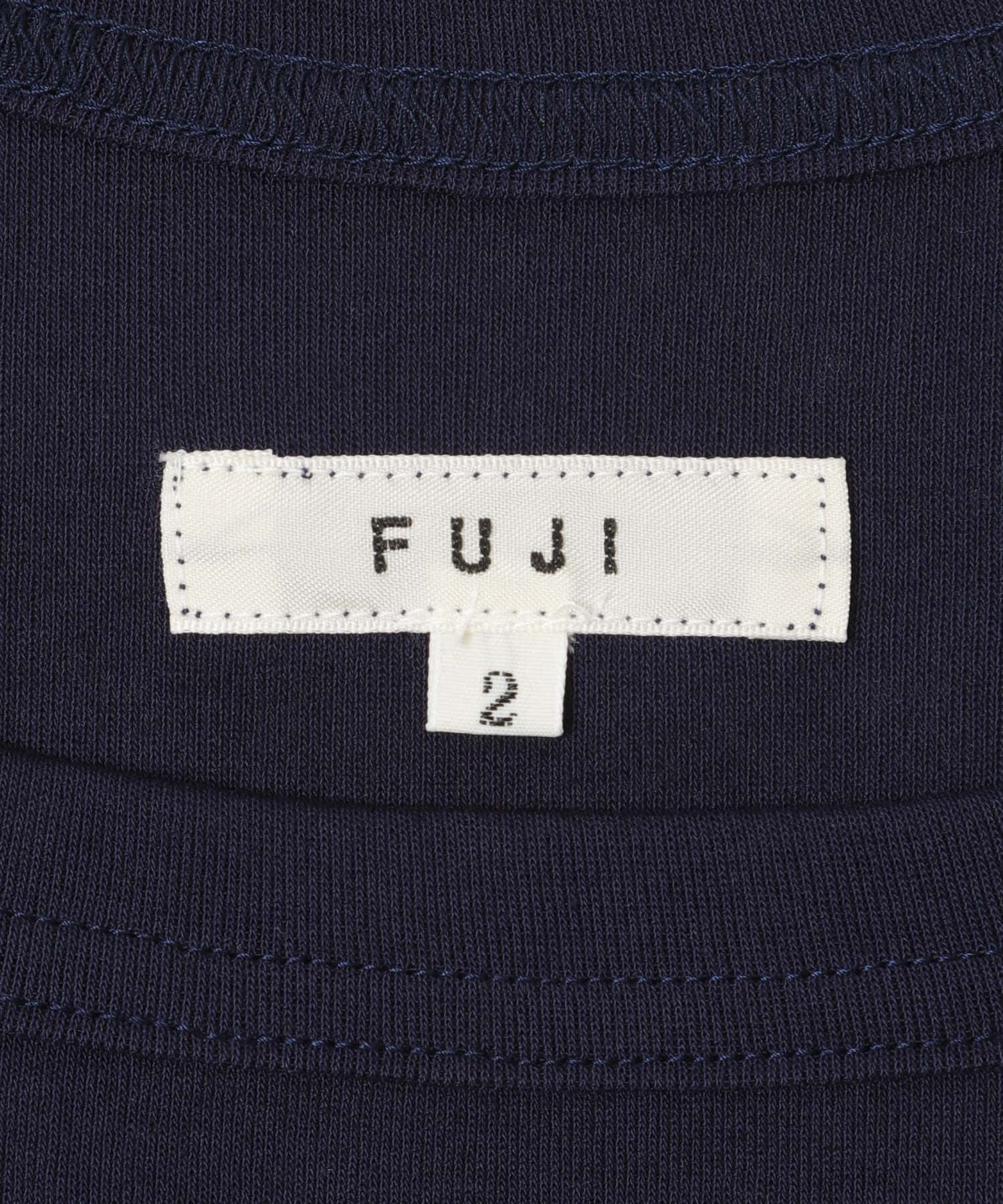 FUJI　COTTON SQUARE TANK TOP NAVY 2