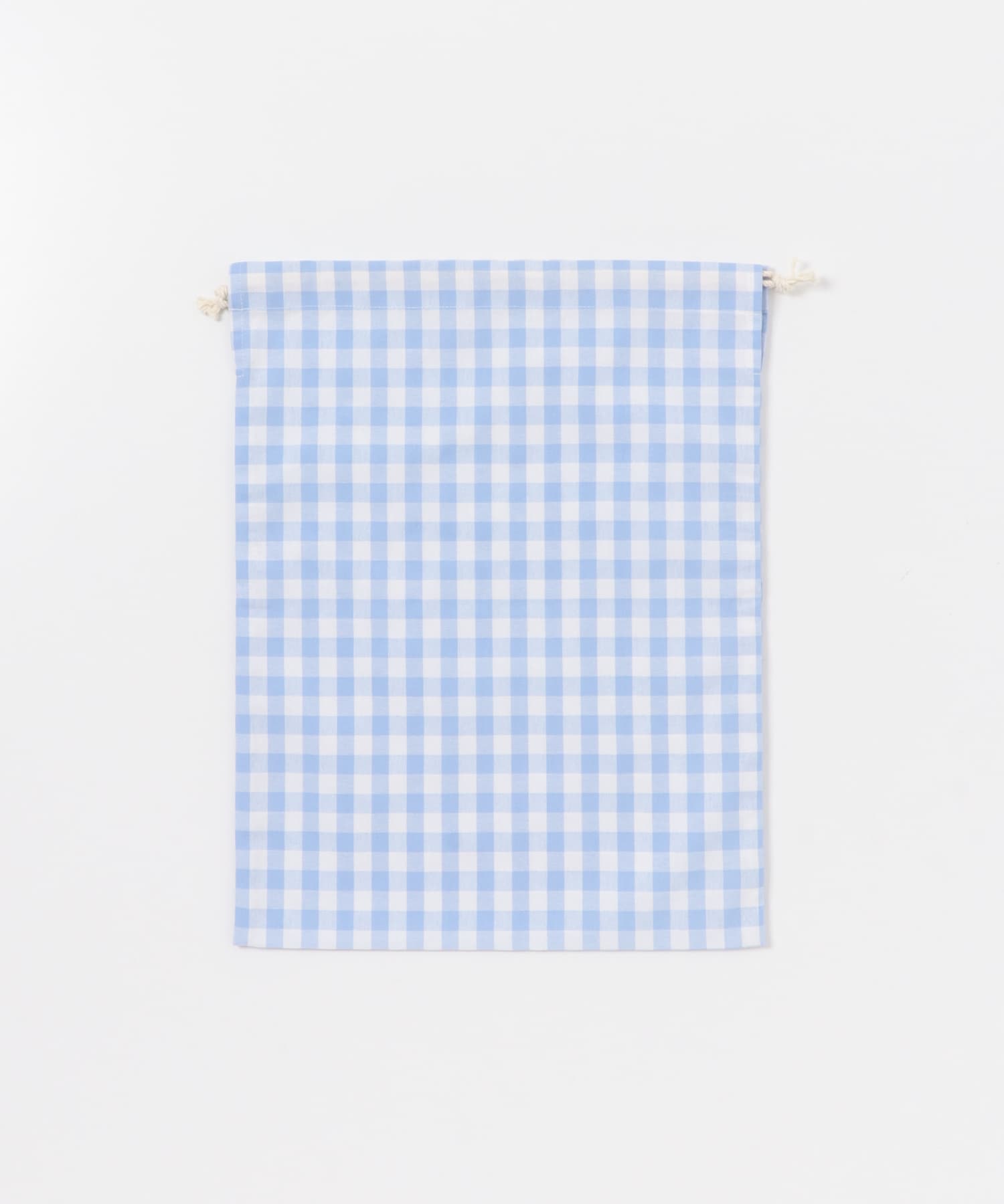 CINQ 巾着 ギンガムチェック L