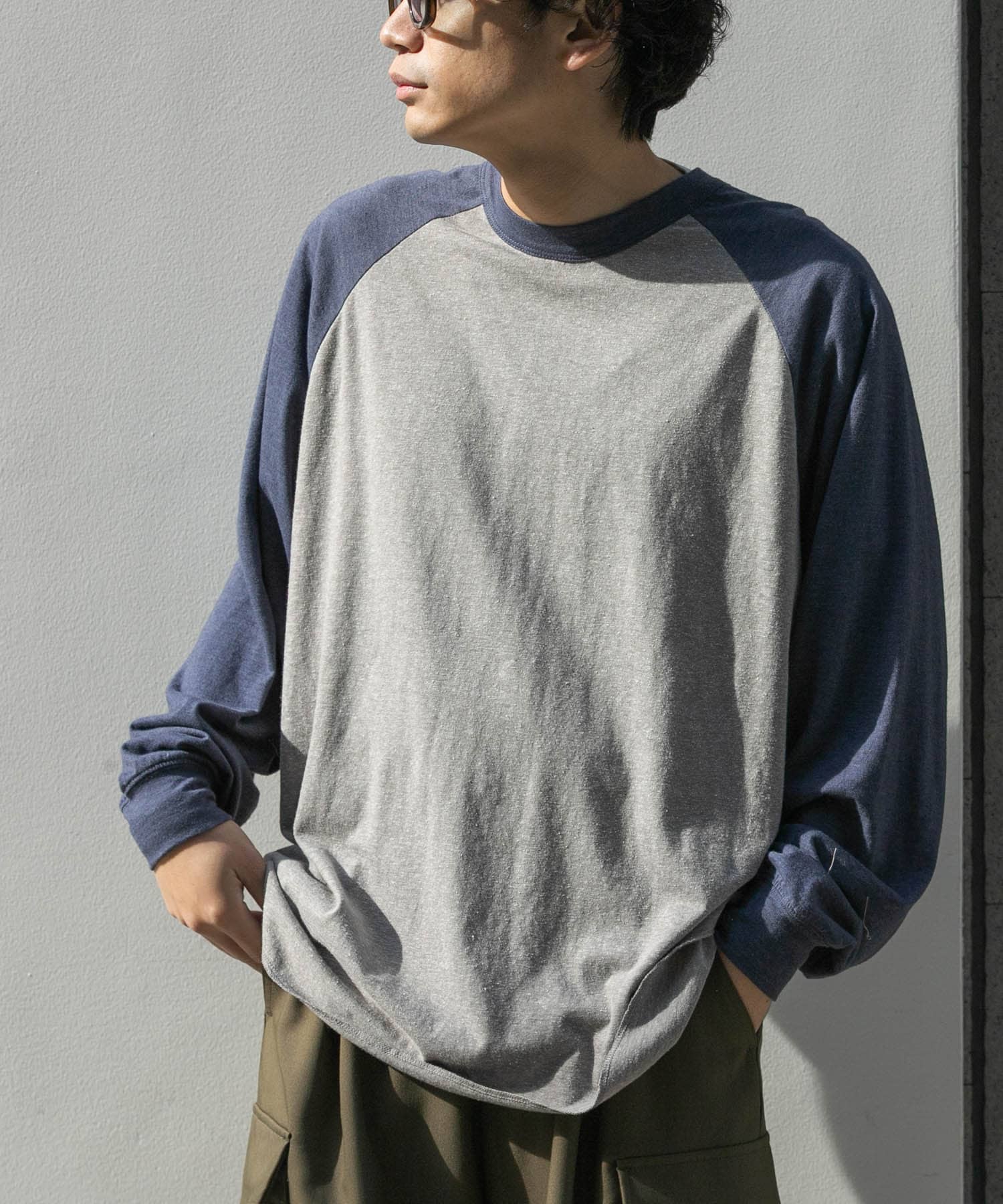 FORK&SPOON　ベースボールロングスリーブTシャツ