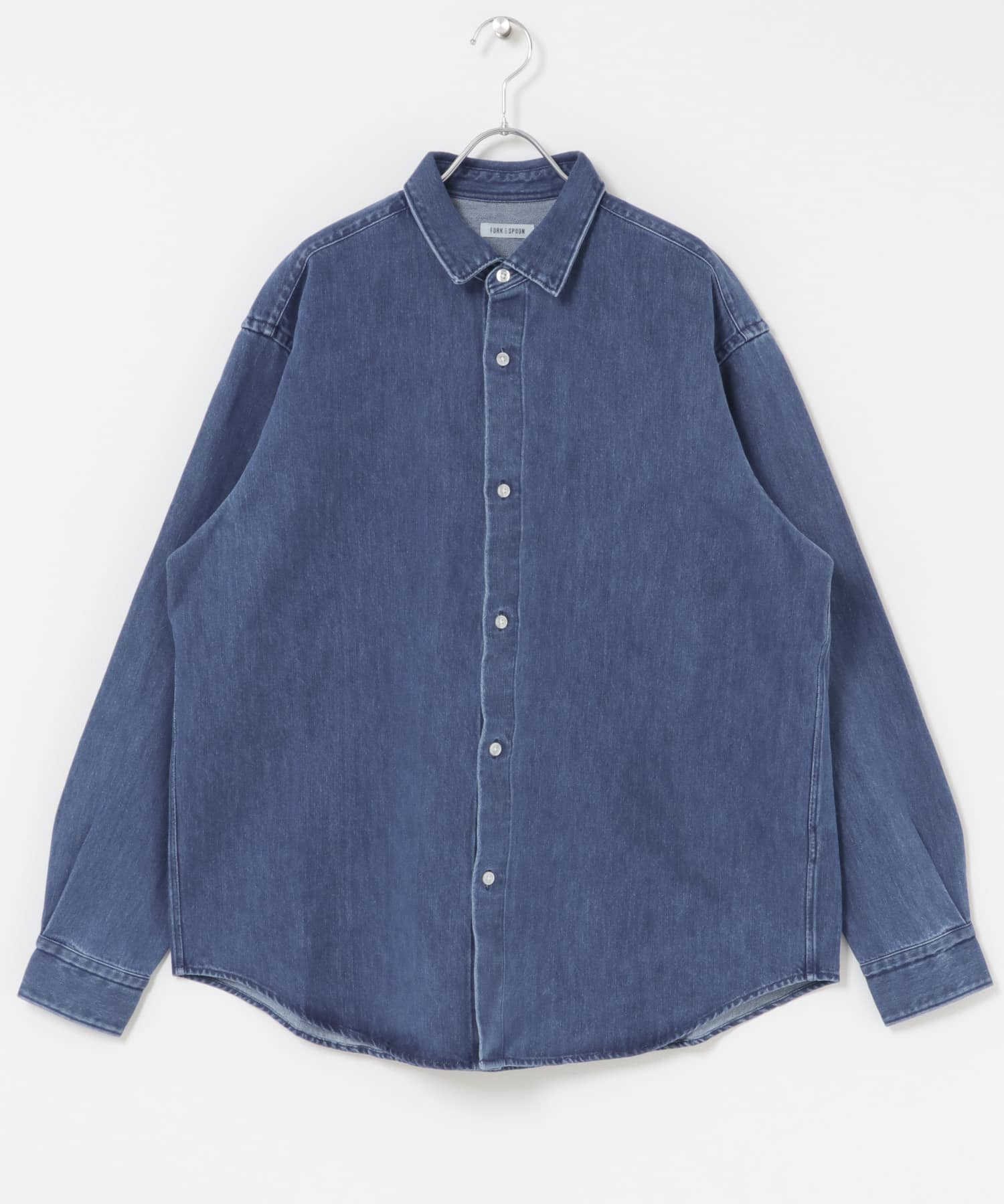 FORK&SPOON　ペーパーデニムシャツ