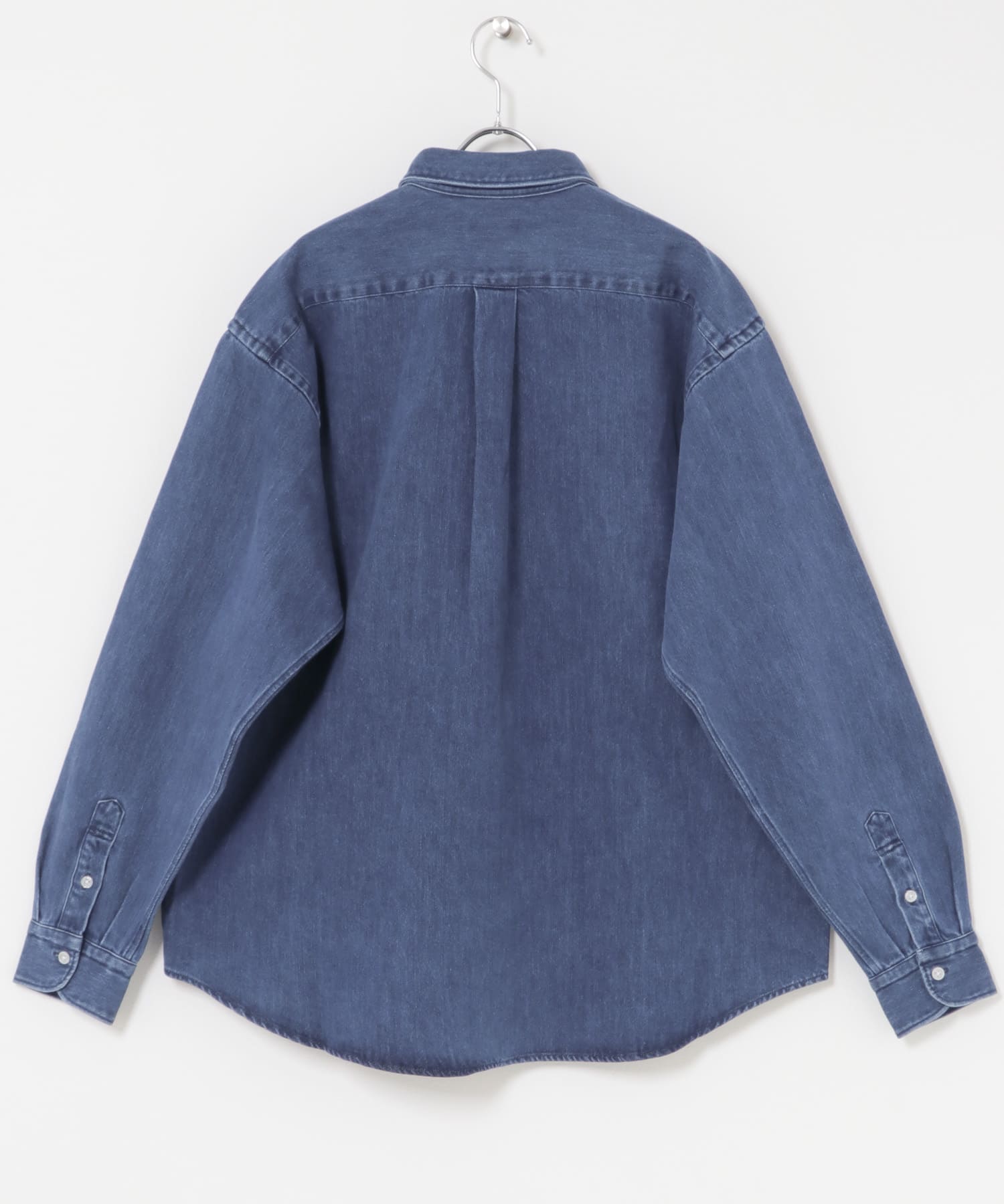FORK&SPOON　ペーパーデニムシャツ BLUE 4