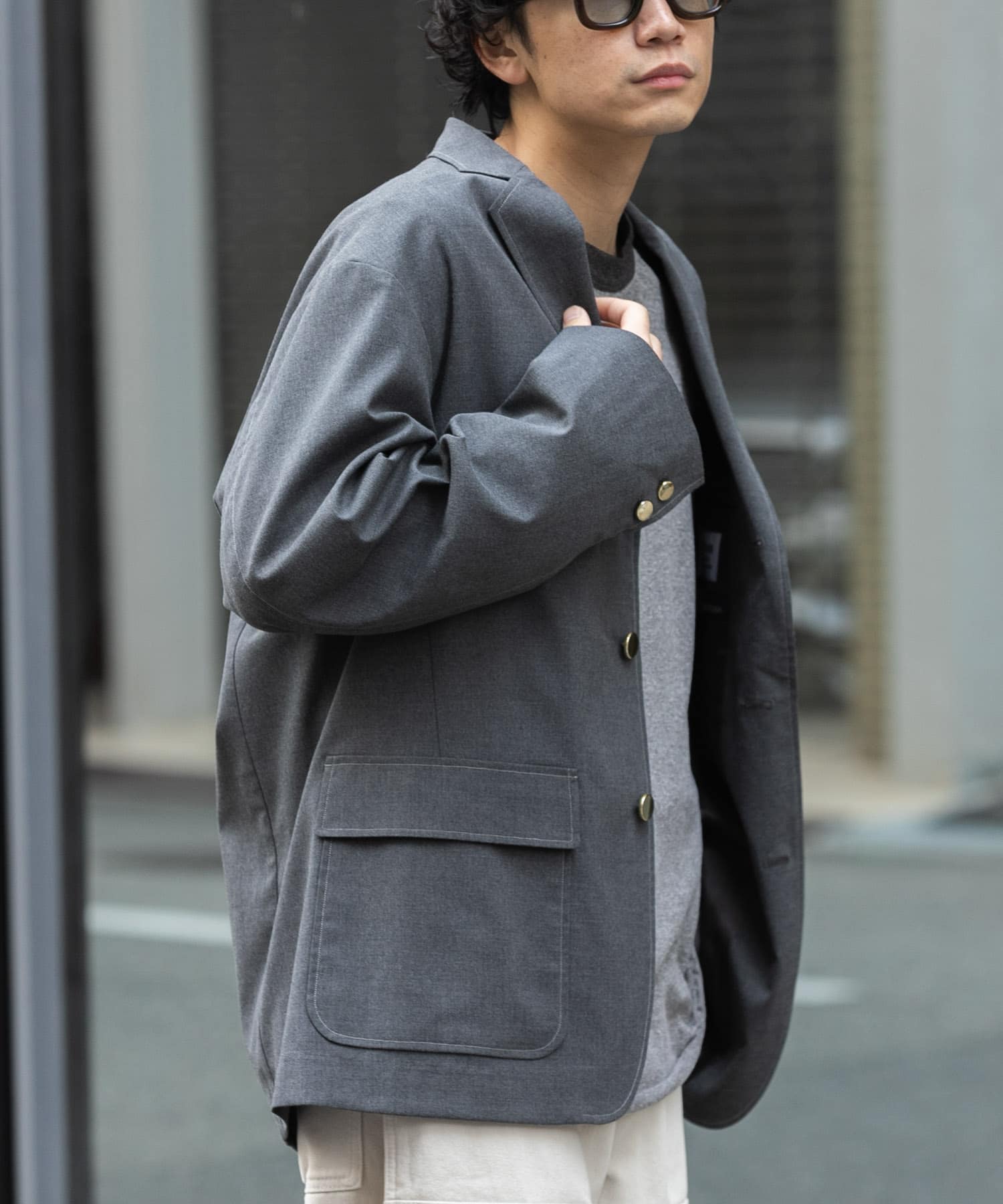 FORK&SPOON　キャリーマンテーラードジャケット