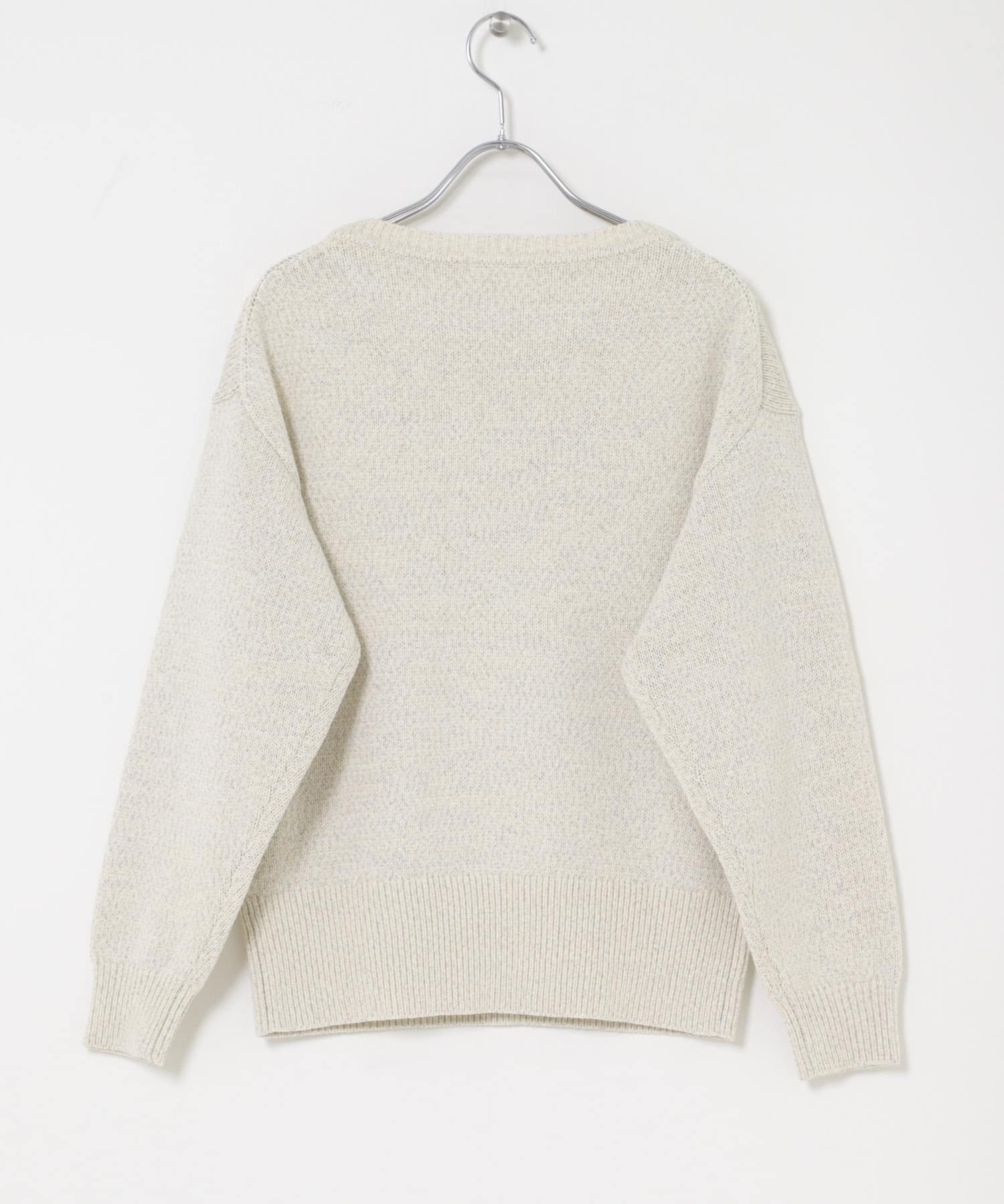 FORK&SPOON　テープヤーンボートネックニット BEGxIVO 1