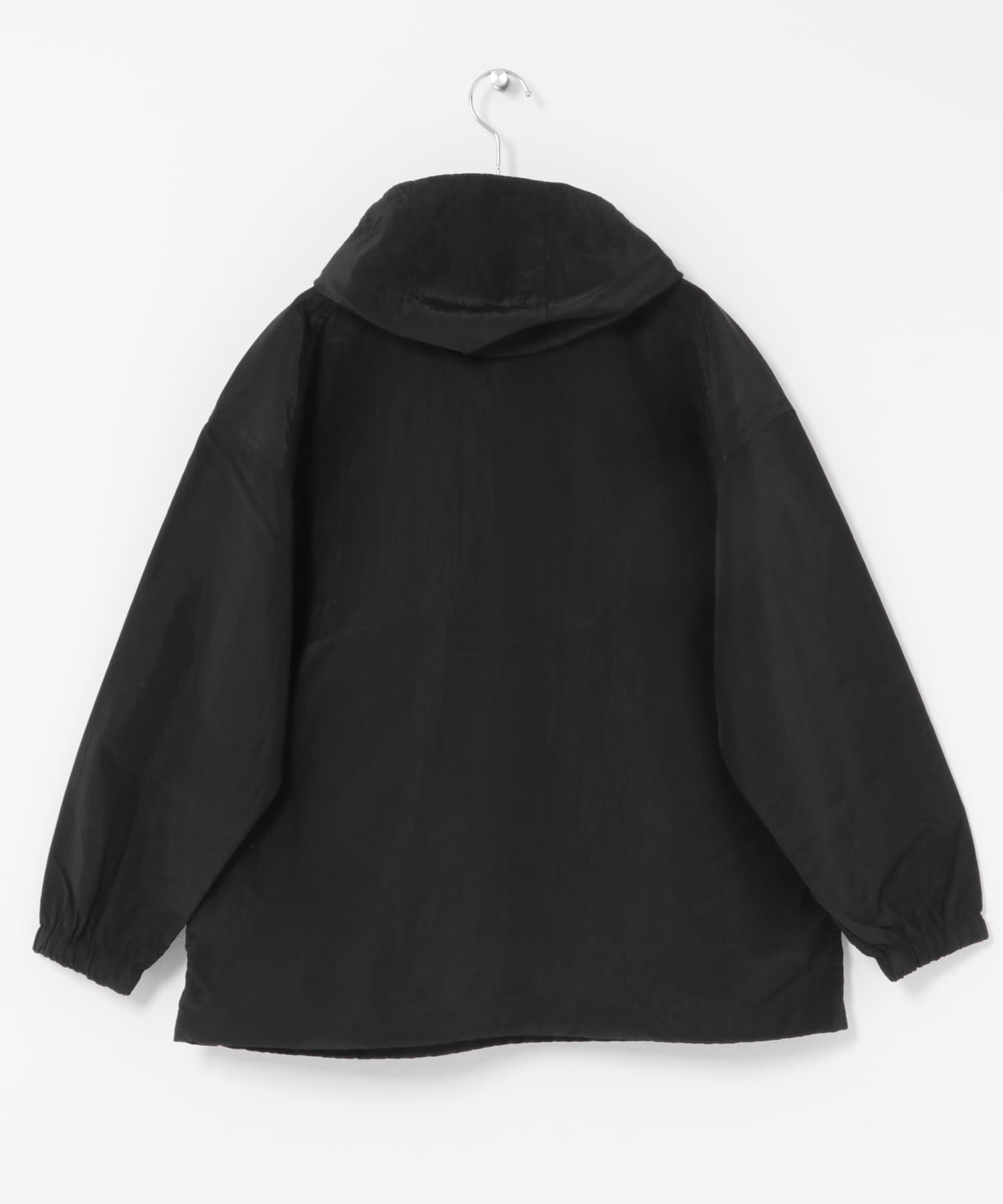 FORK&SPOON　シアーアノラックパーカー BLACK 1