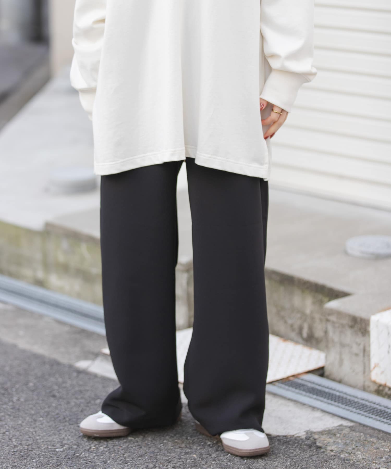 FORK&SPOON　ダブルクロスイージーパンツ