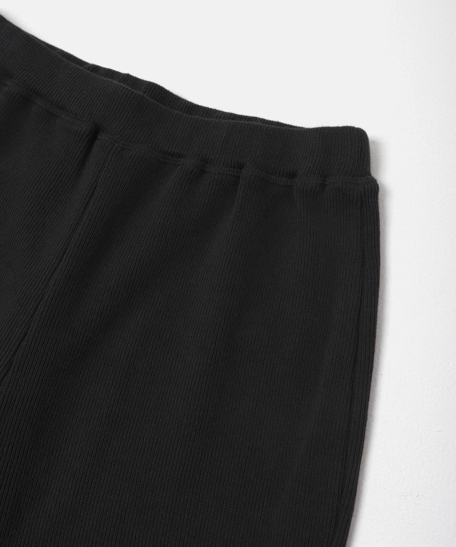 FORK&SPOON　カットフレアパンツ BLACK 1