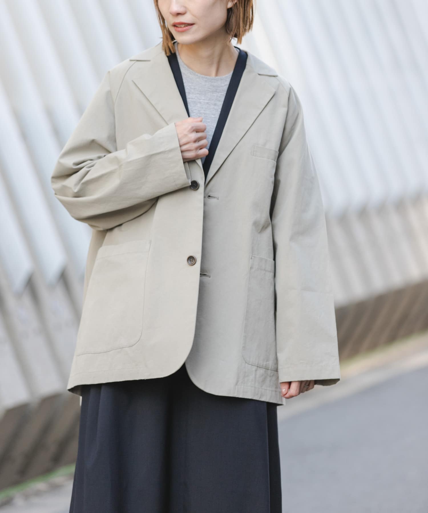 FORK&SPOON シャギーチェックショートジャケット アーバンリサーチコート FORK&SPOON ビッグジャケット(1 BEIGE): アウター｜URBAN RESEARCH公式