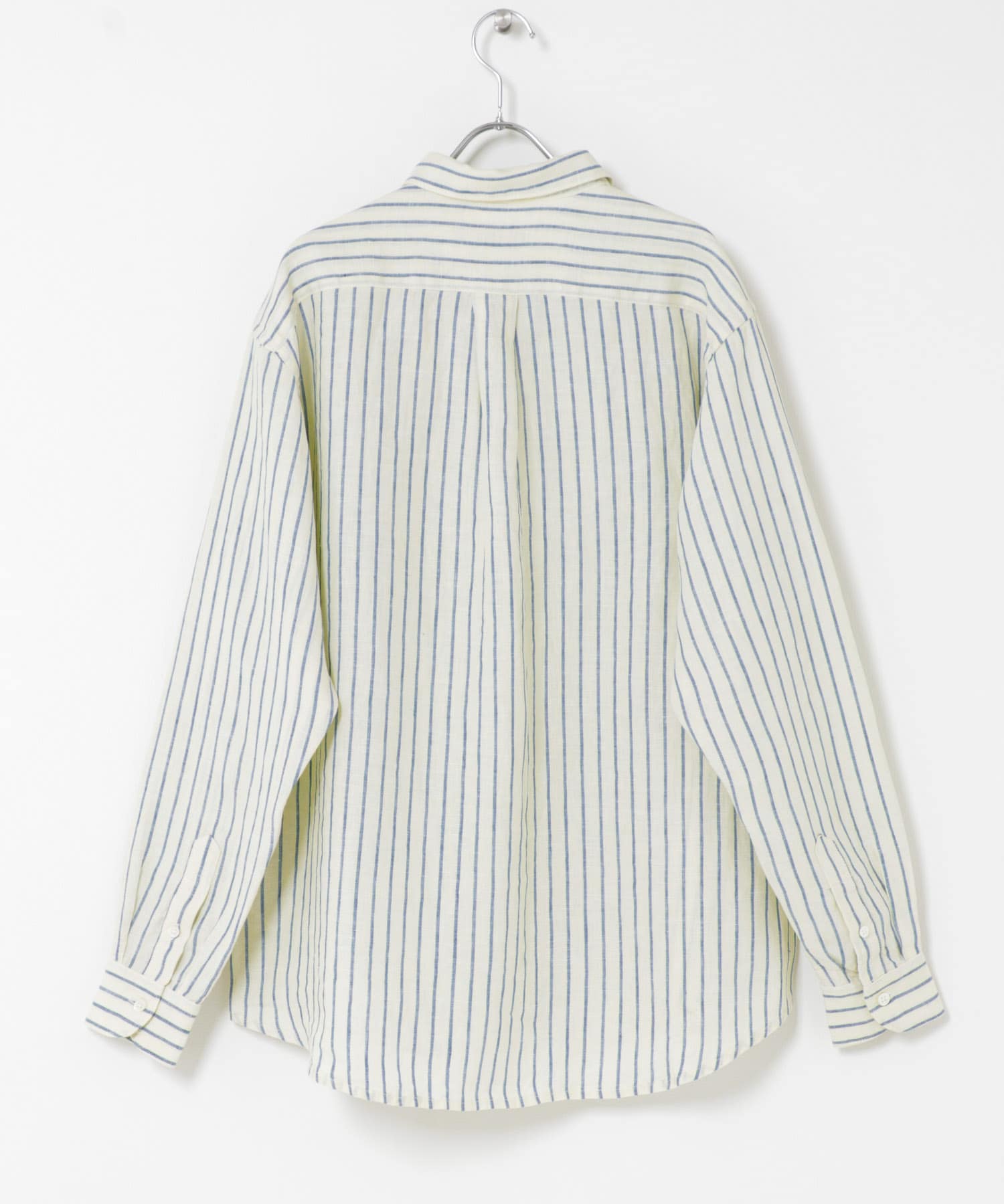 FORK&SPOON　フレンチリネンロングスリーブシャツ YELLOW ST 4