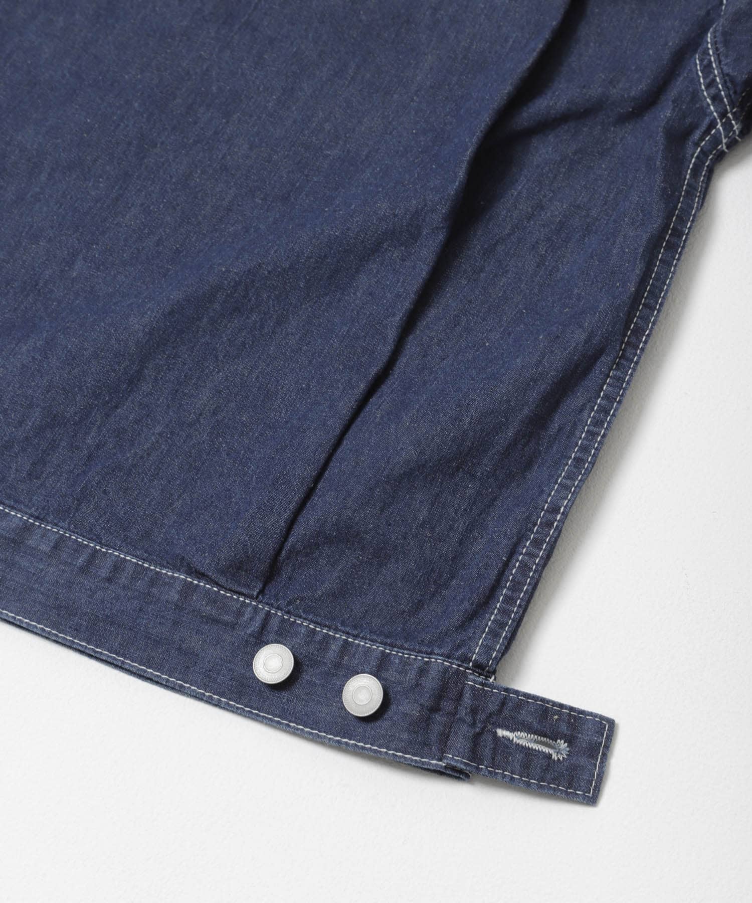 FORK&SPOON　綿麻デニムジップブルゾン ONEWASH 4