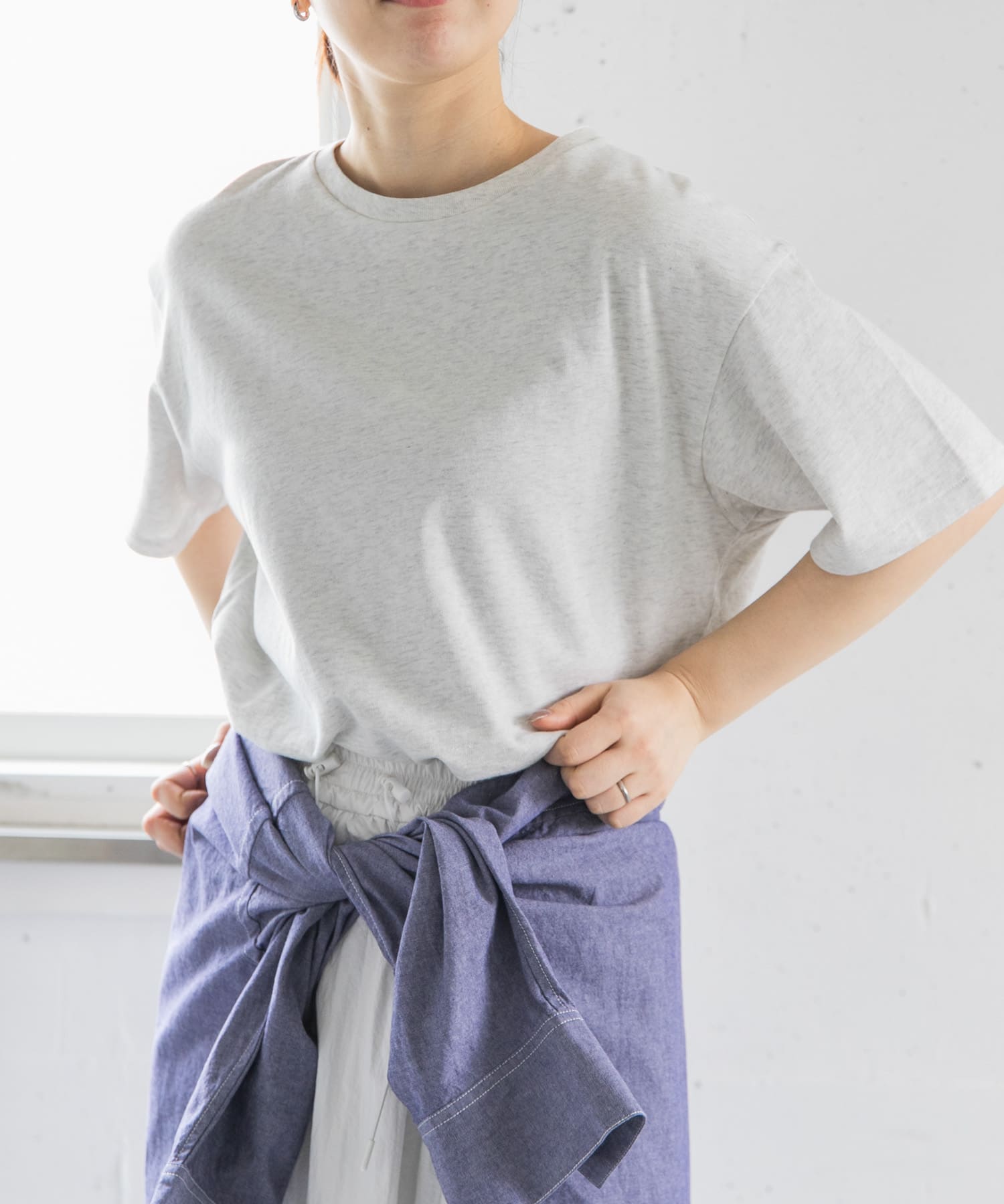 FORK&SPOON　ソリッドショートスリーブTシャツ