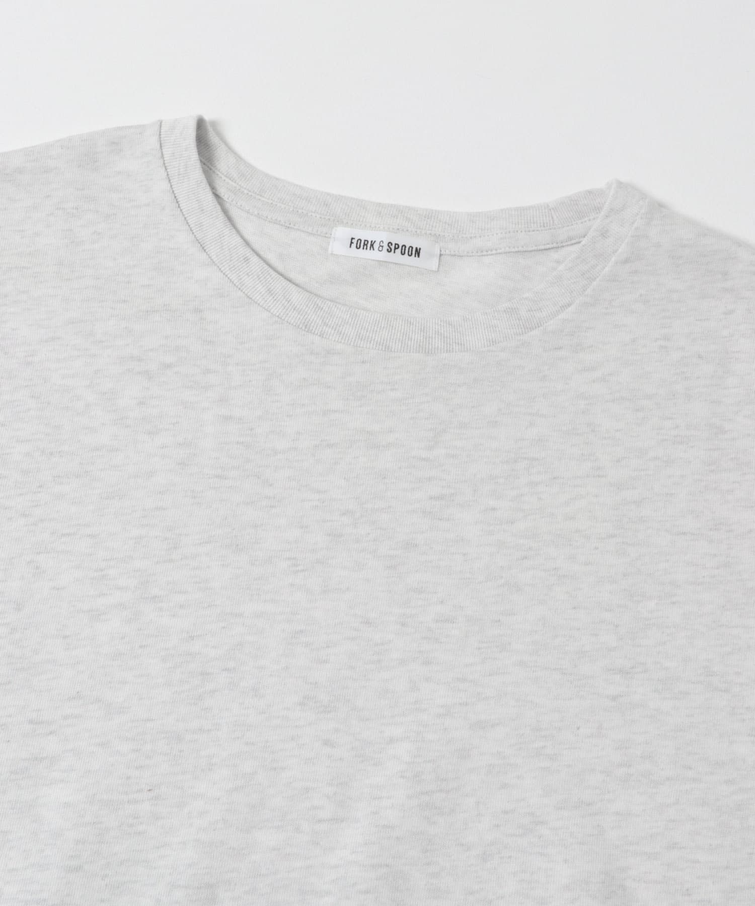 FORK&SPOON　ソリッドショートスリーブTシャツ TOPGRAY 1