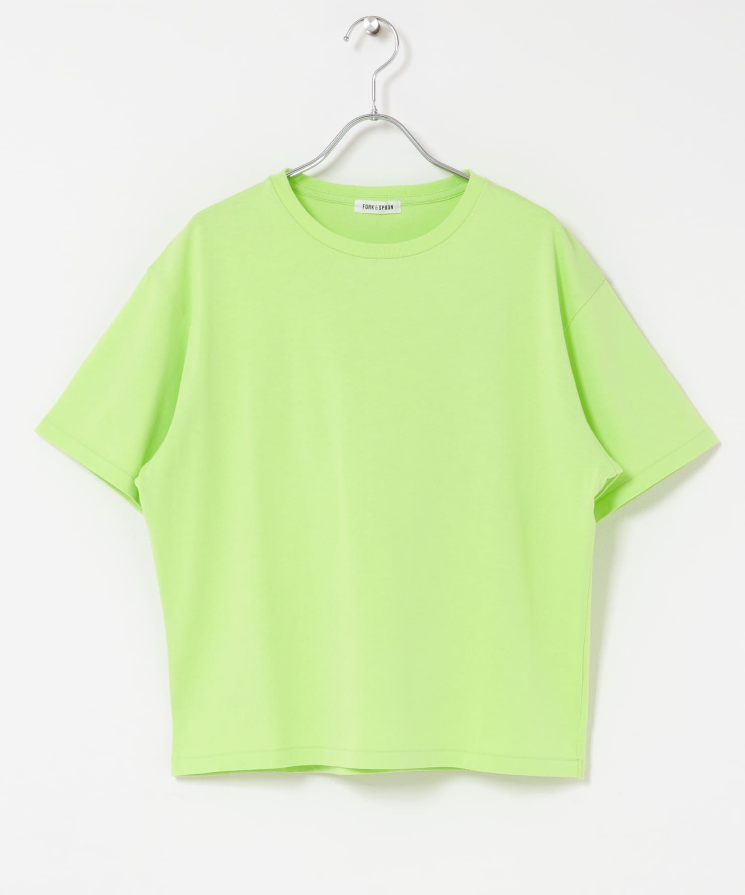 FORK&SPOON　ソリッドショートスリーブTシャツ LIME 1