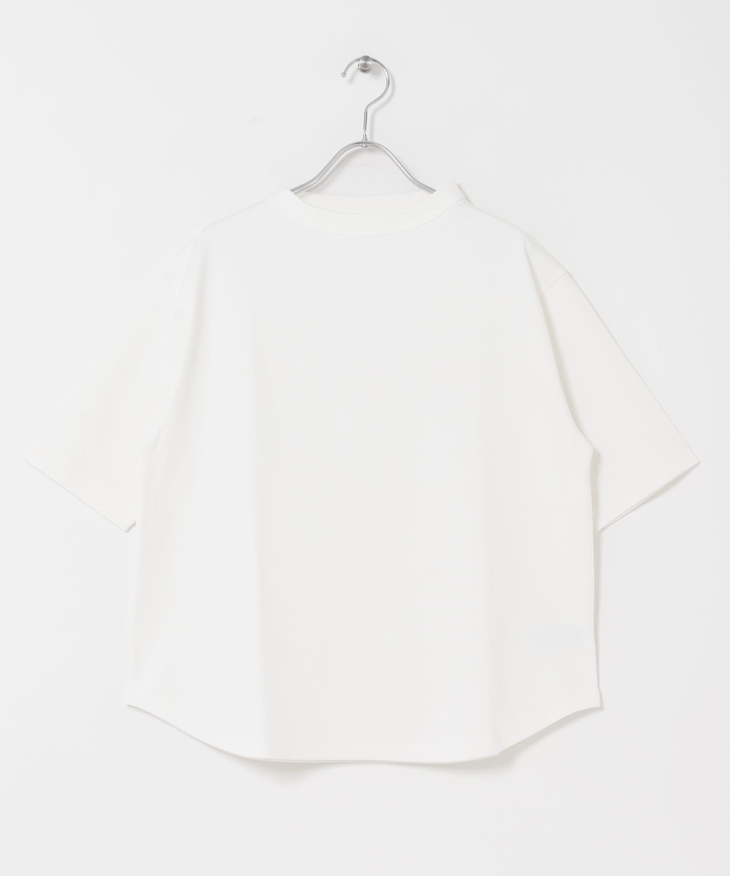 FORK&SPOON　ボトルネックショートスリーブTシャツ OFF 1